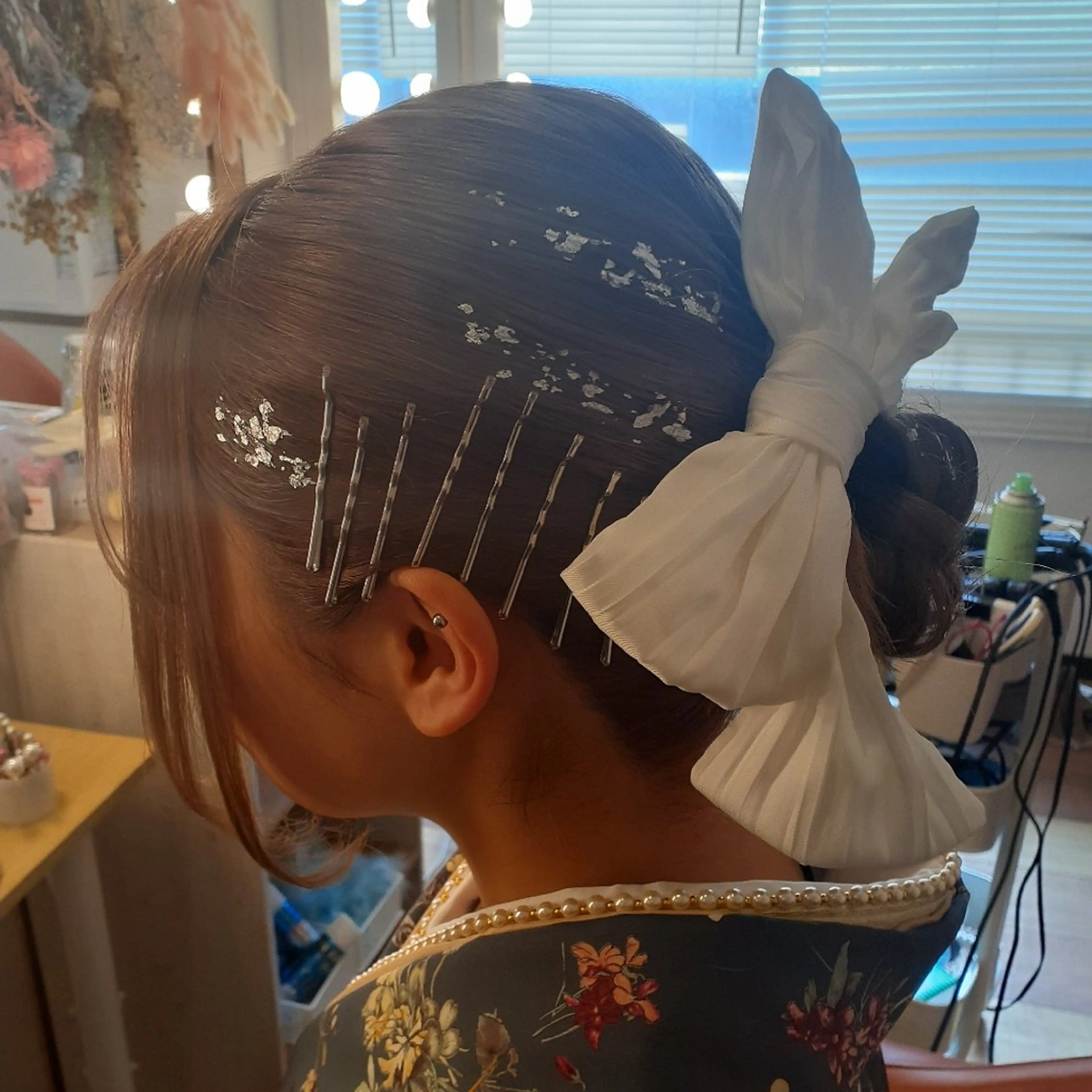 ミディアム ヘアアレンジ 成人式 結婚式・ブライダル 卒業式のヘアスタイル 浴衣 Rarely beautyのヘアスタイル