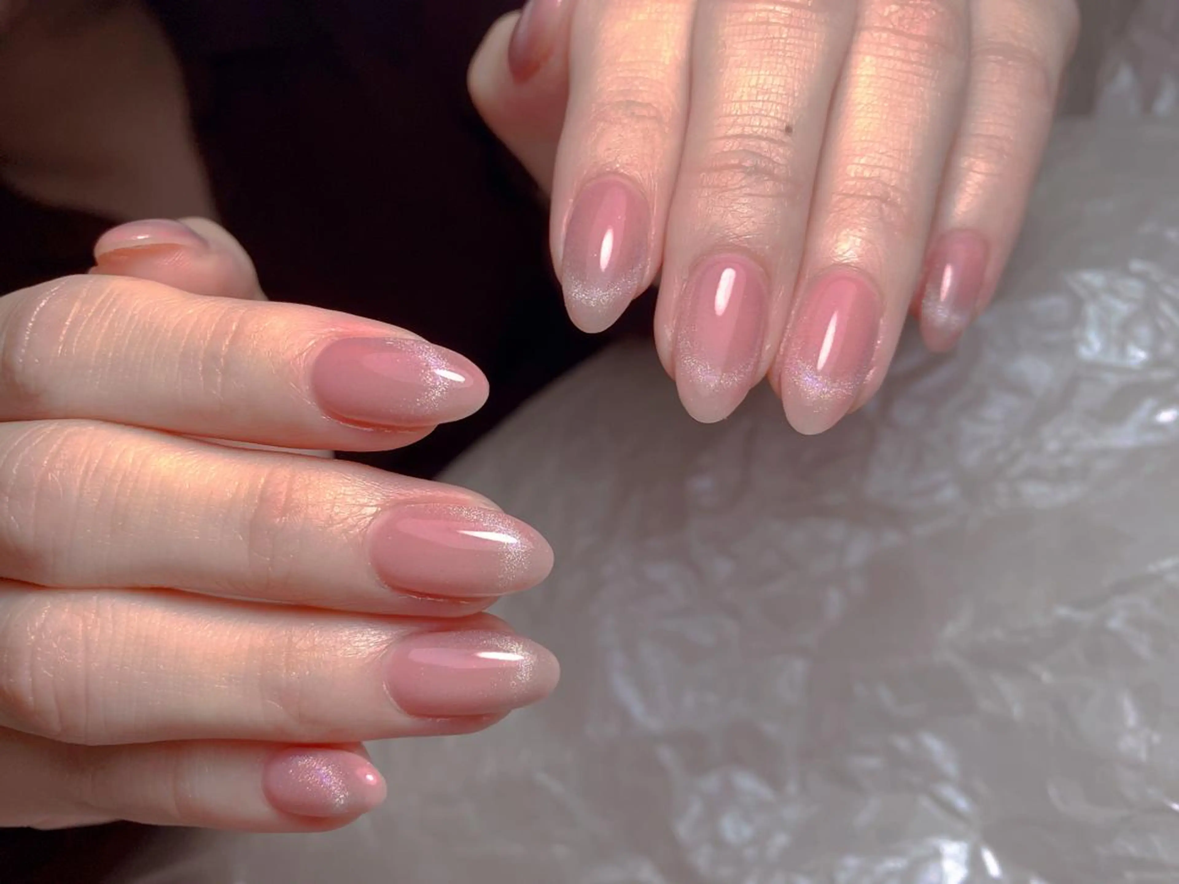 Hand💐人気ジェルマグネット（ソフトオフ込み）🌸丁寧な甘皮ケア付きの写真