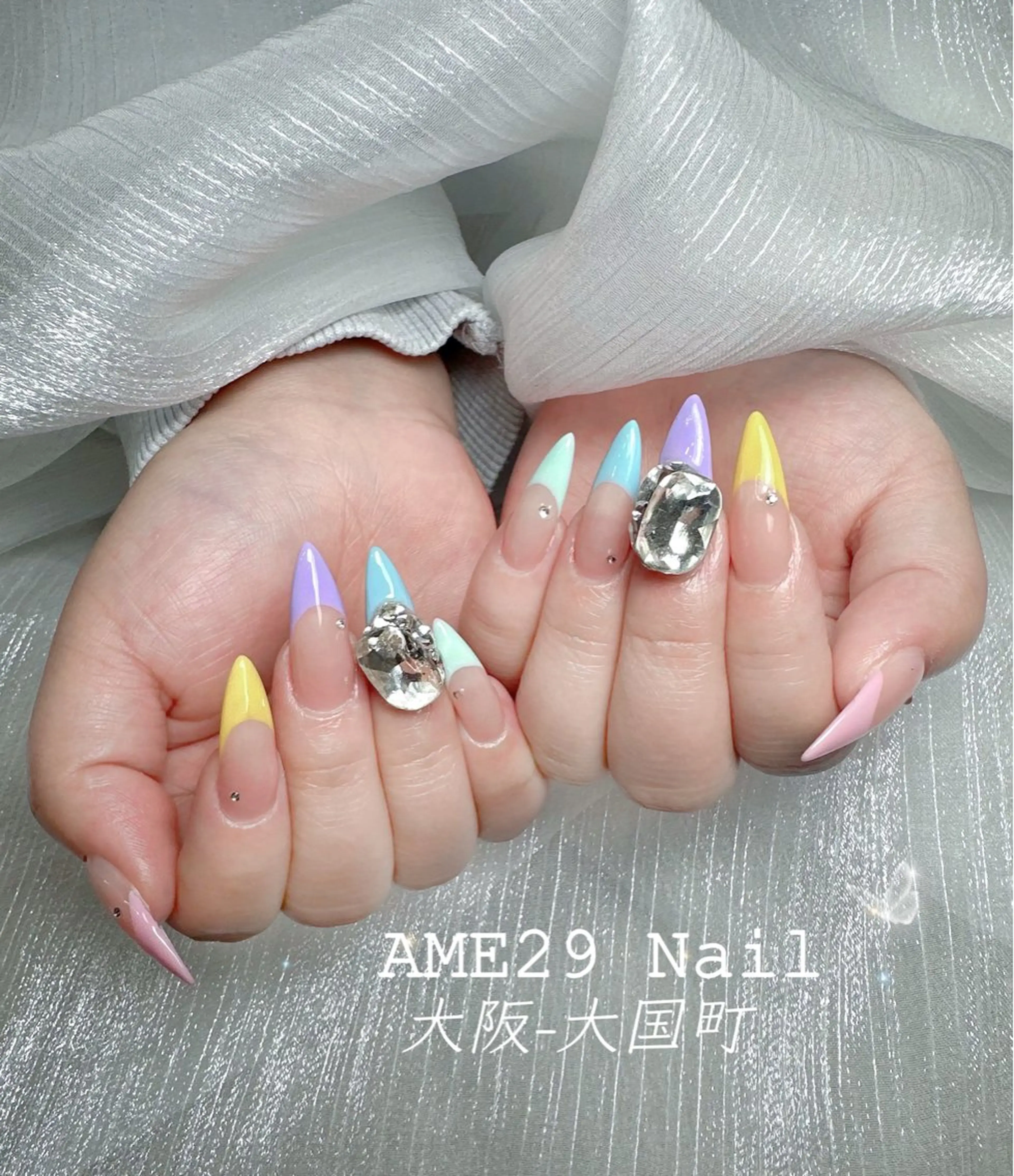 ネイル ジェルネイル オフィスネイル ワンカラーネイル ピンク シンプルネイル AME29 Nail ネイルサロンのネイルデザイン