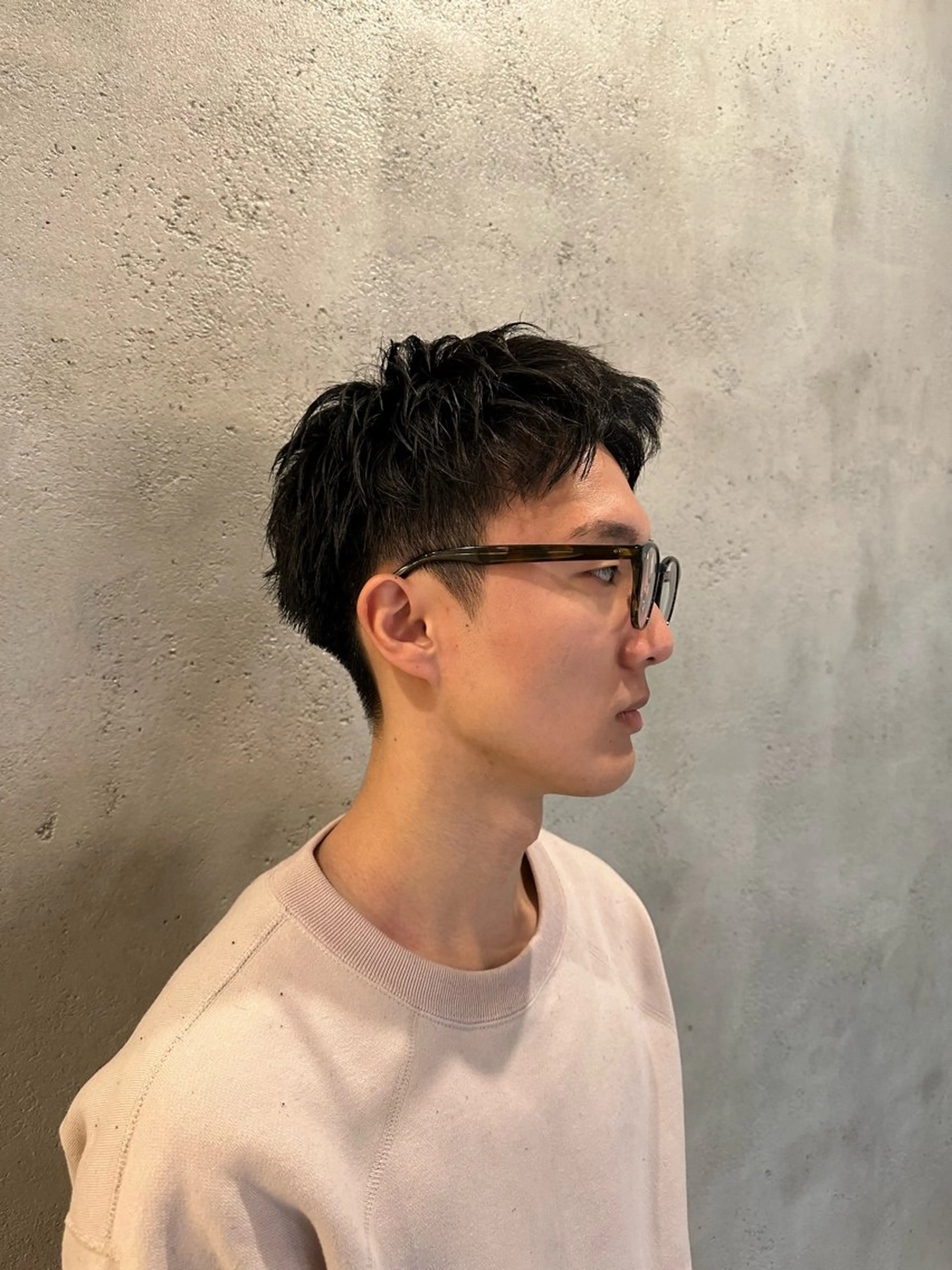 ショート メンズ 刈り上げ ショートヘア カット 溜 一太のヘアスタイル