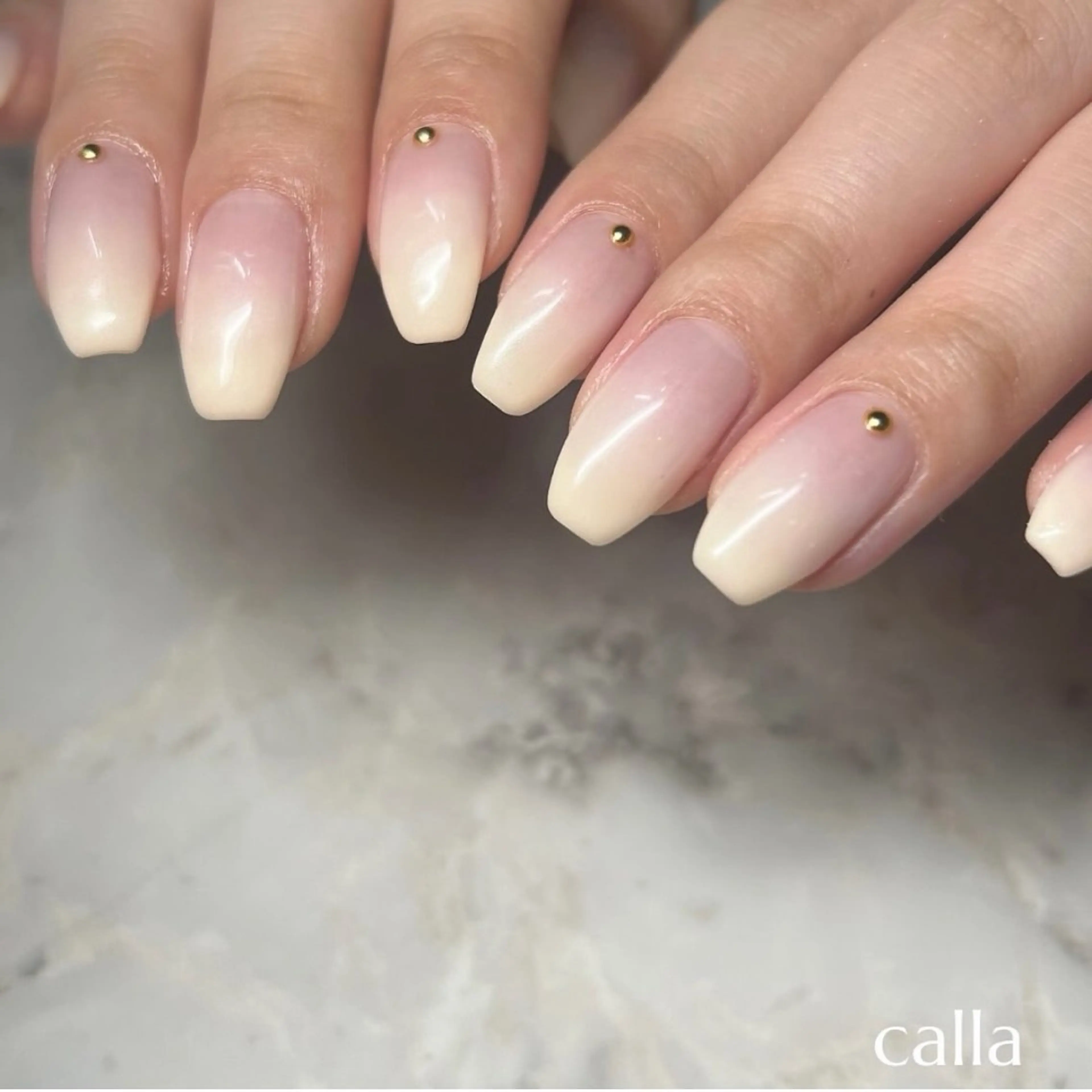ネイル ハンドネイル calla ネイリストのネイルデザイン