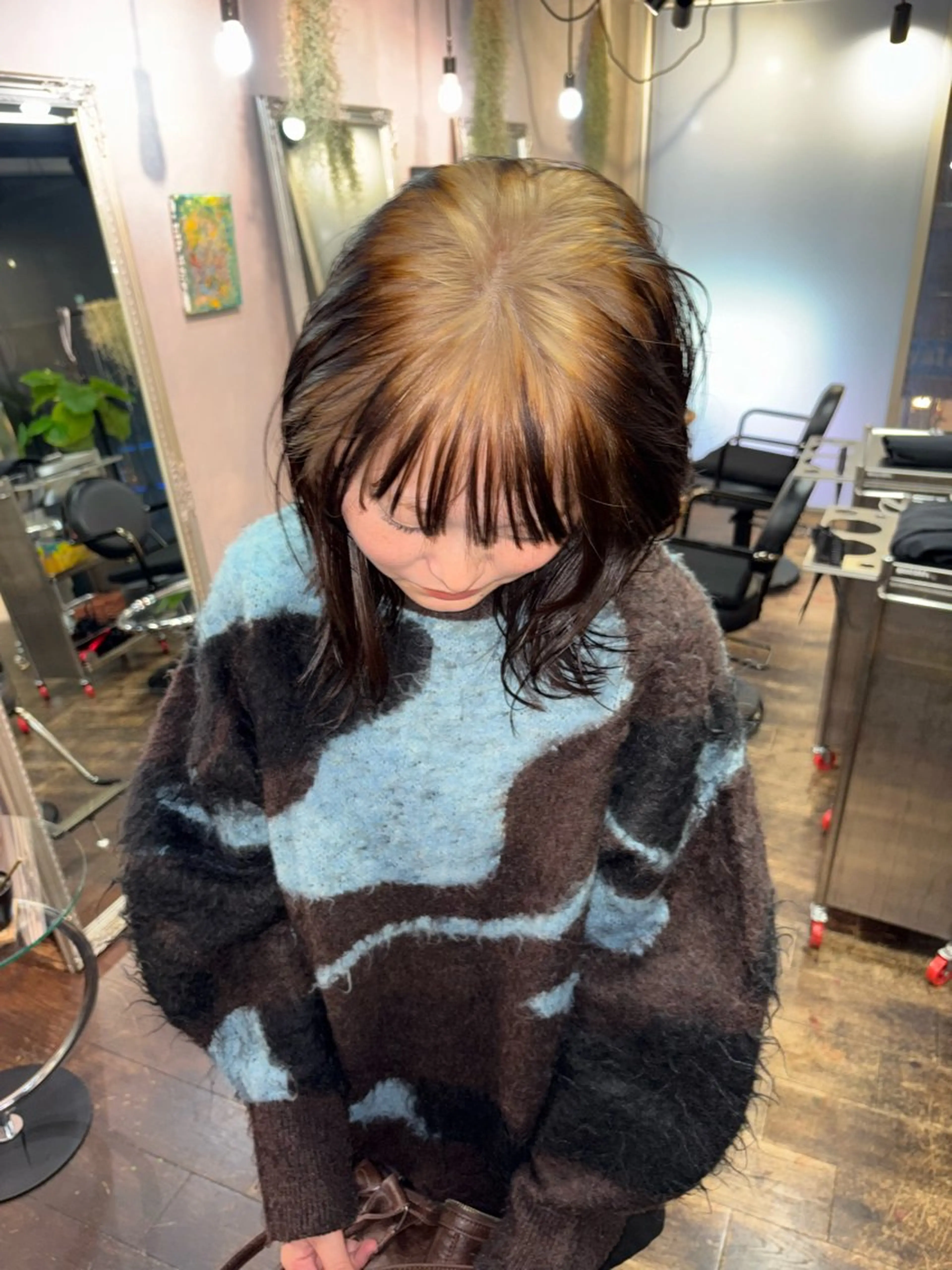 ロング カット ヘアカラー givet所属・心斎橋/デザインカラ ー/海外風/ナツミのヘアスタイル