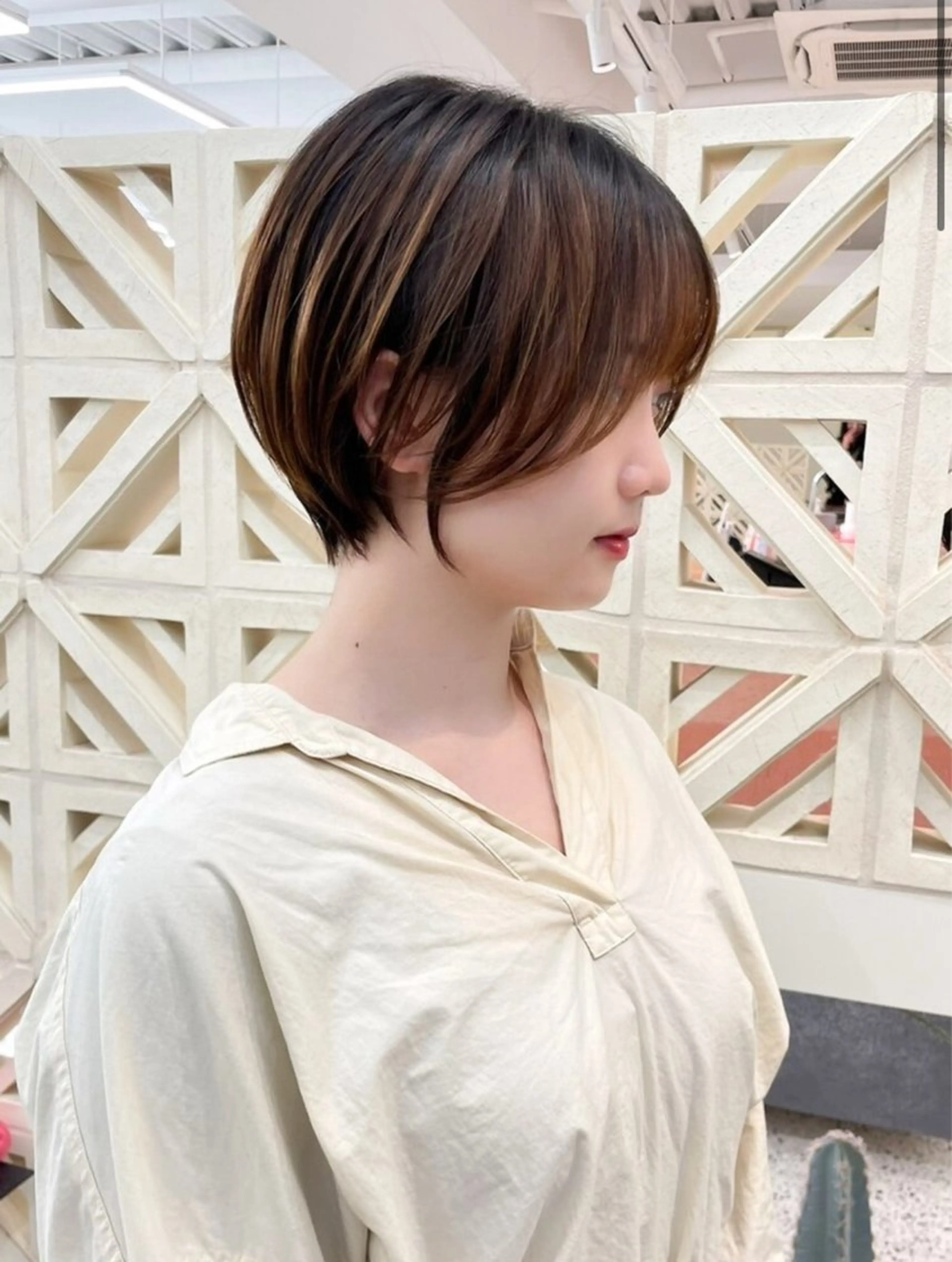 ショート 伊藤 優里のヘアスタイル