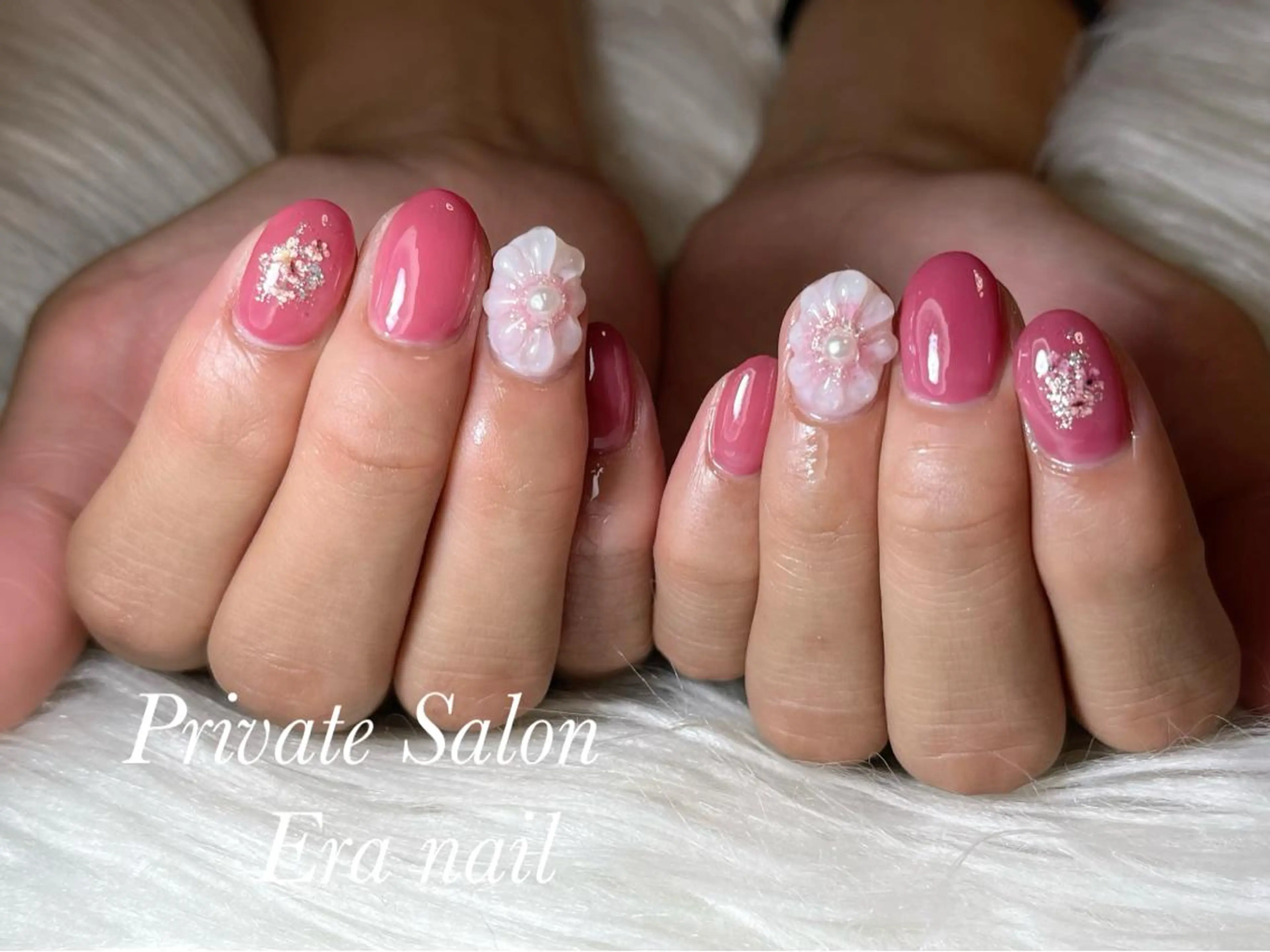 ネイル アートネイル フラワーネイル Era nailのネイルデザイン