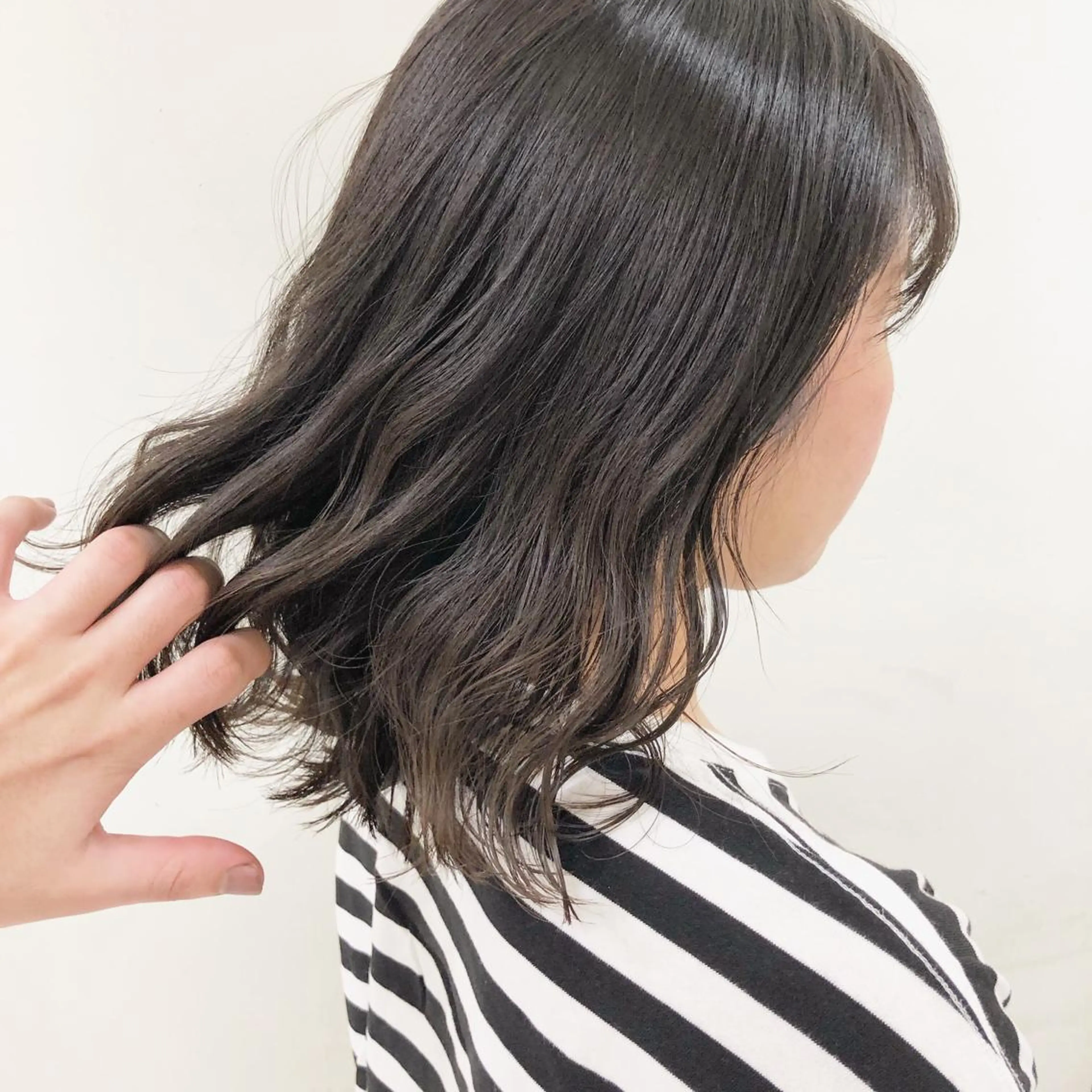 ミディアム カラー カット ボブ/パーマ 古家 佑真のヘアスタイル