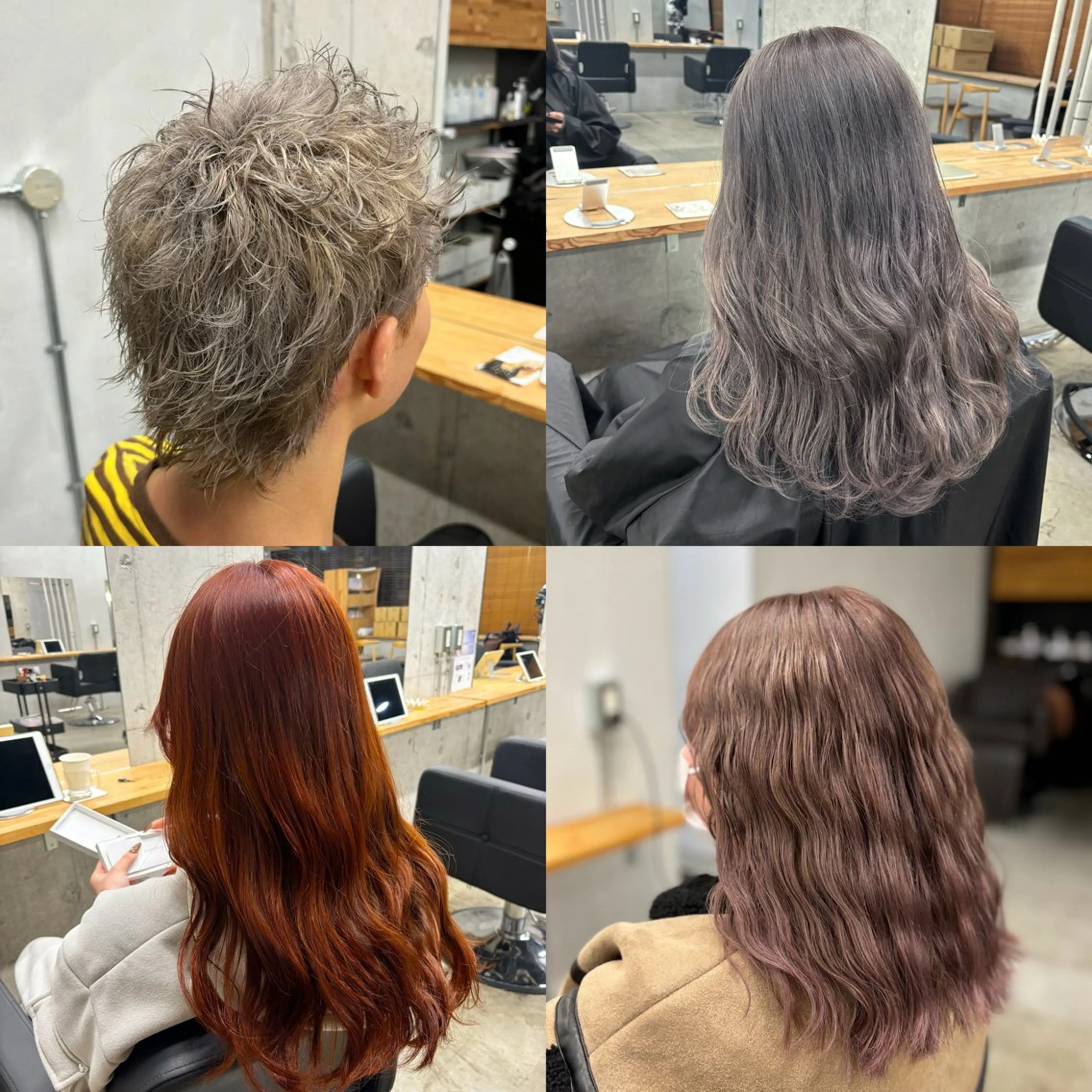 セミロング カラー メンズ カット ヘアカラー mono / Manatoのヘアスタイル