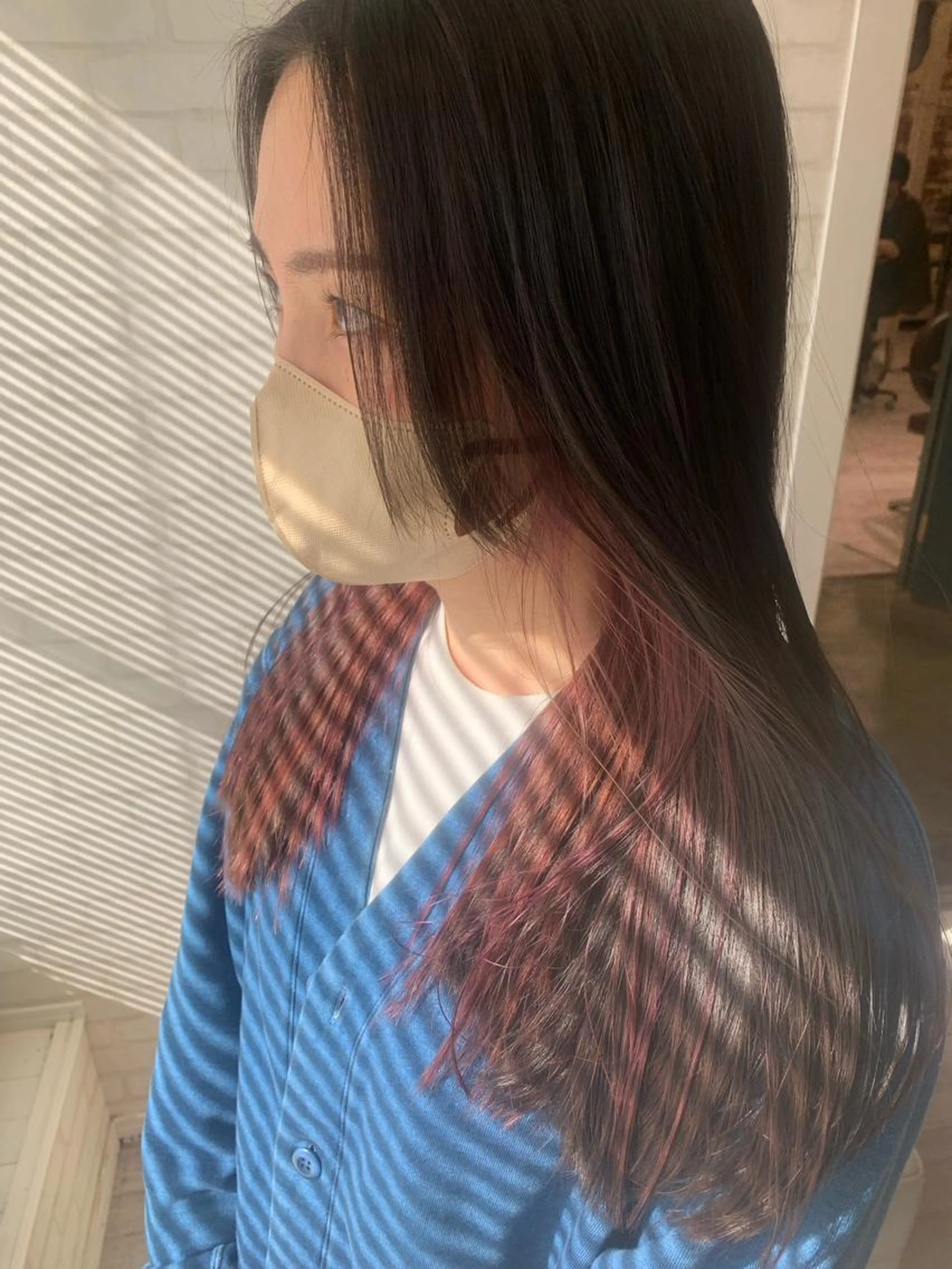 ヘアカラー🦋インナーカラー🦋ブリーチ有り🦋の写真