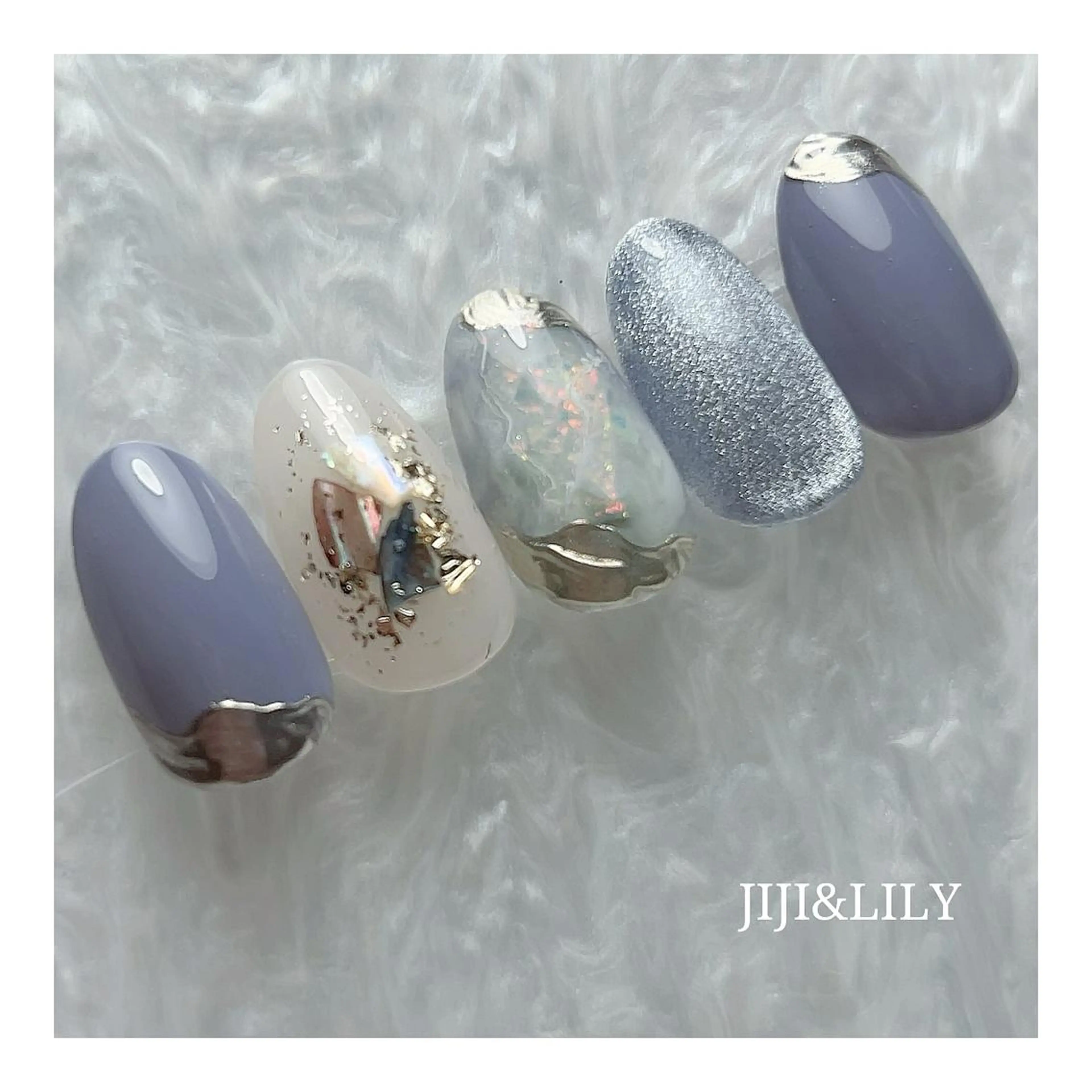 ネイル オーロラネイル ジェルネイル マグネットネイル ミラーネイル ニュアンスネイル ハンドネイル 豊田 圭子のネイルデザイン