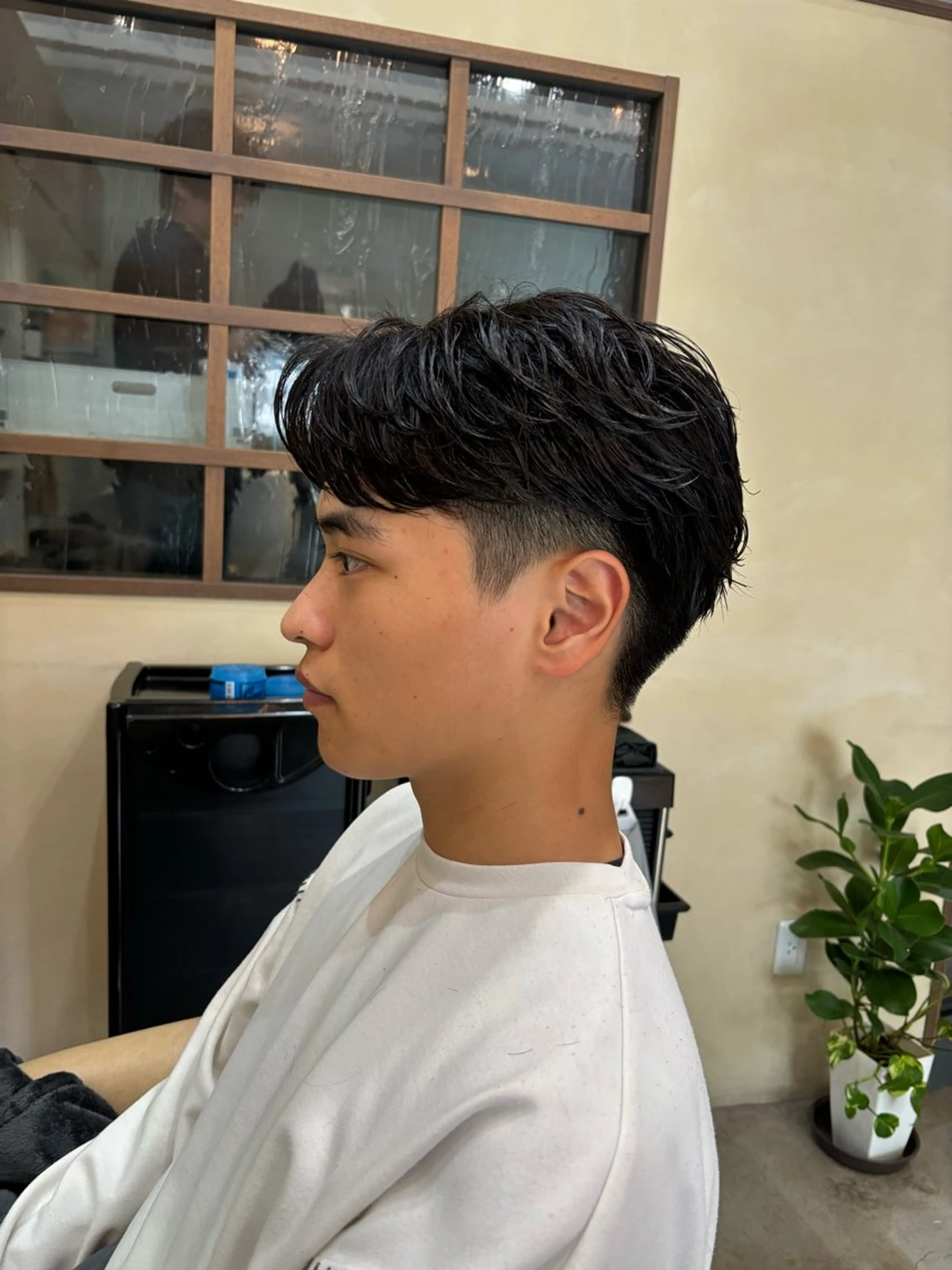 ショート メンズ カット パーマ 鹿児島 TSUBASAのヘアスタイル