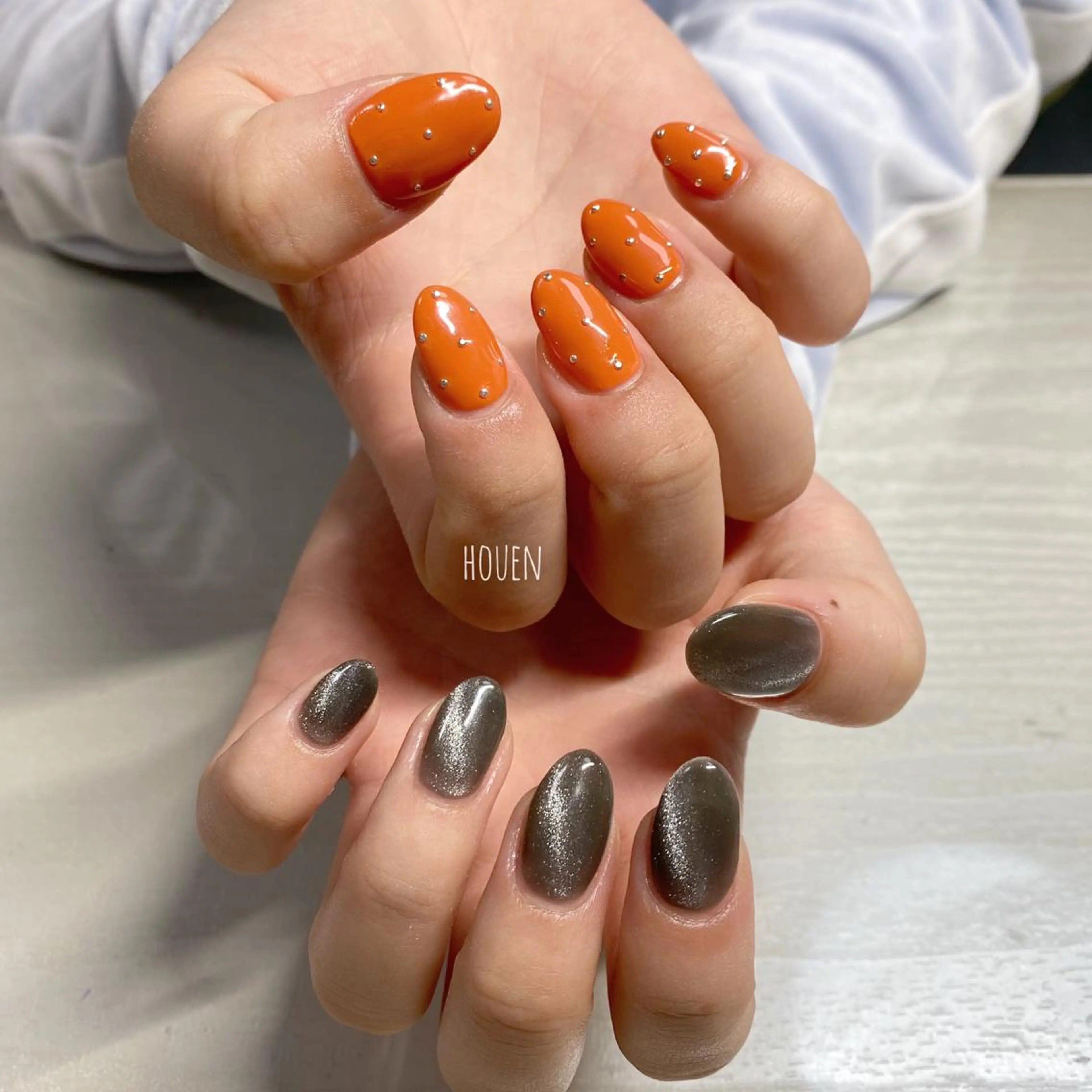 ネイル マグネットネイル I P'ink nail salon所属・I pinknail 韓国風·持ち込み専門のネイルデザイン