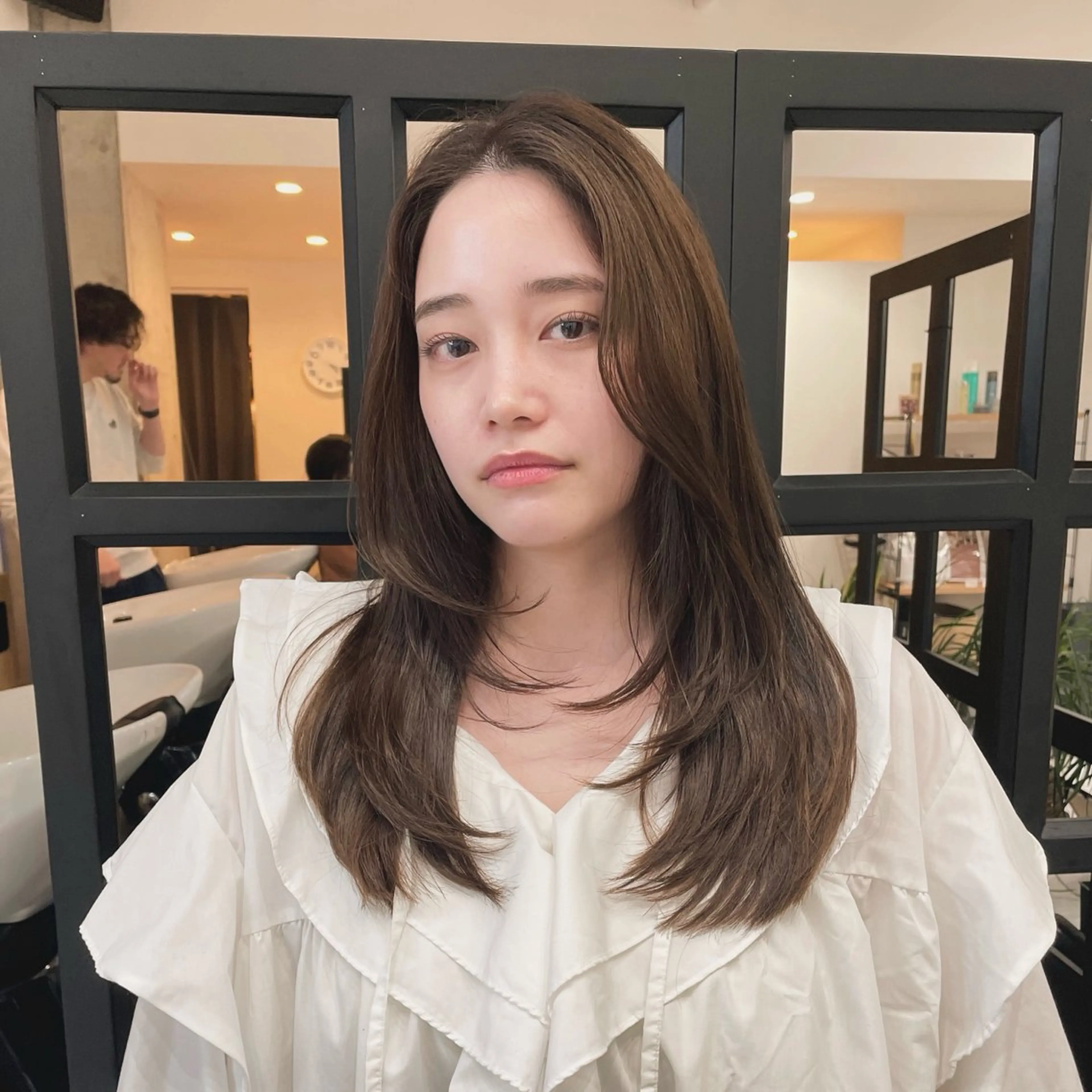 ロング カラー ベージュカラー 透明感カラー グレージュ オリーブベージュ オリーブカラー カット ヘアカラー トリートメント 堀江将太朗/恵比寿/ メンズカットのヘアスタイル