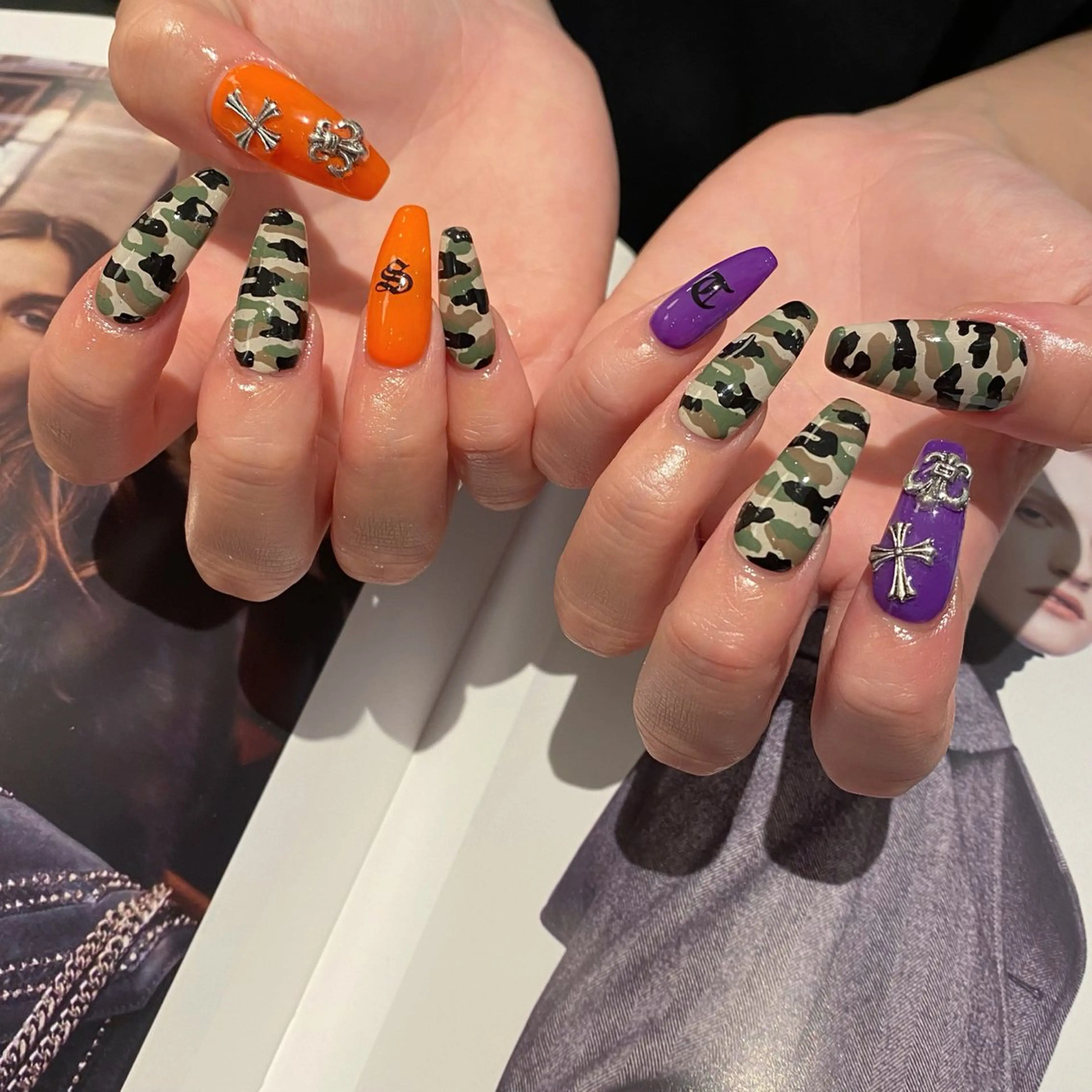 ネイル ハンドネイル Allure小山店 アミのネイルデザイン