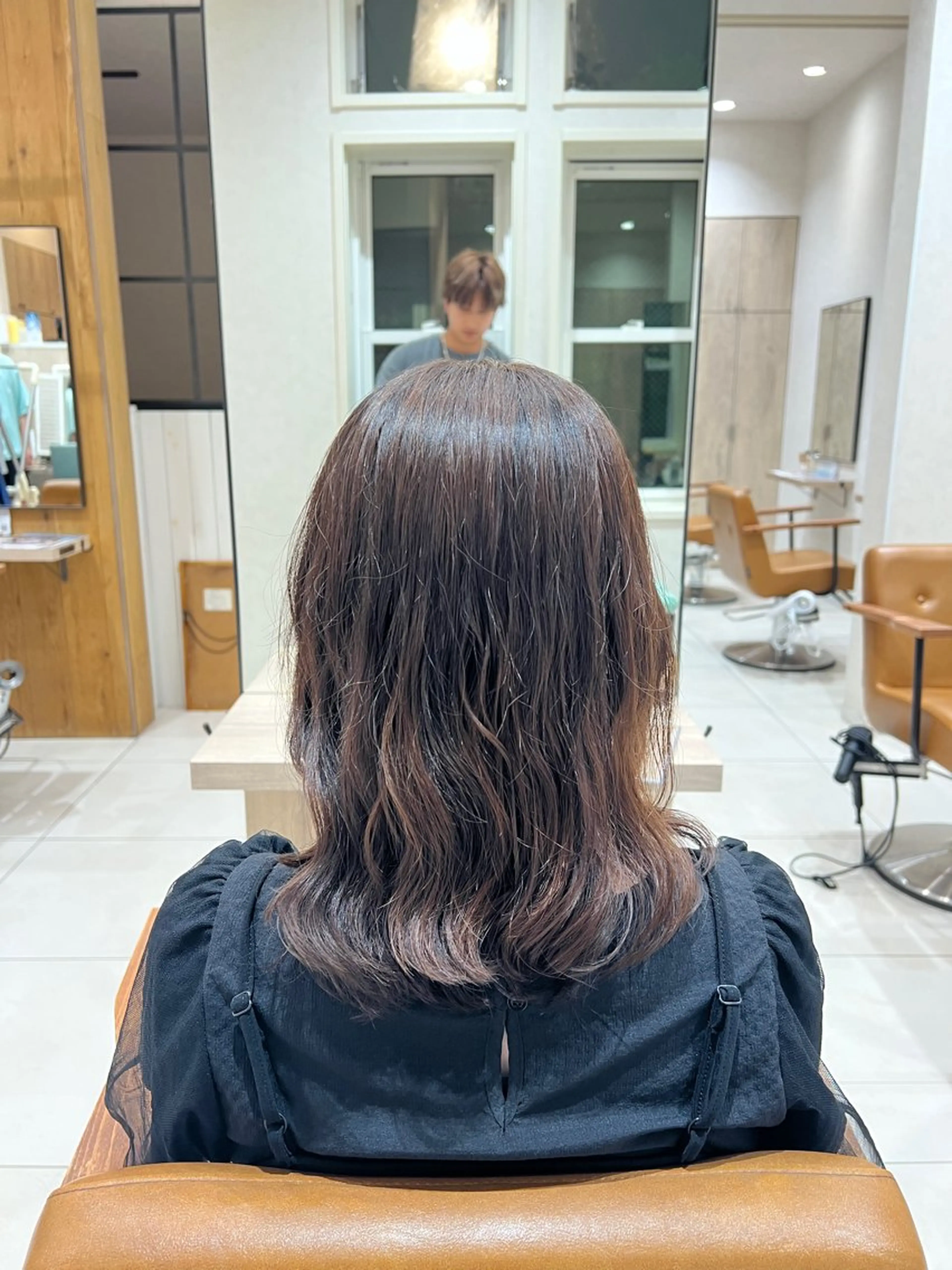 パーマ レディースショート／ メンズパーマ／足立のヘアスタイル