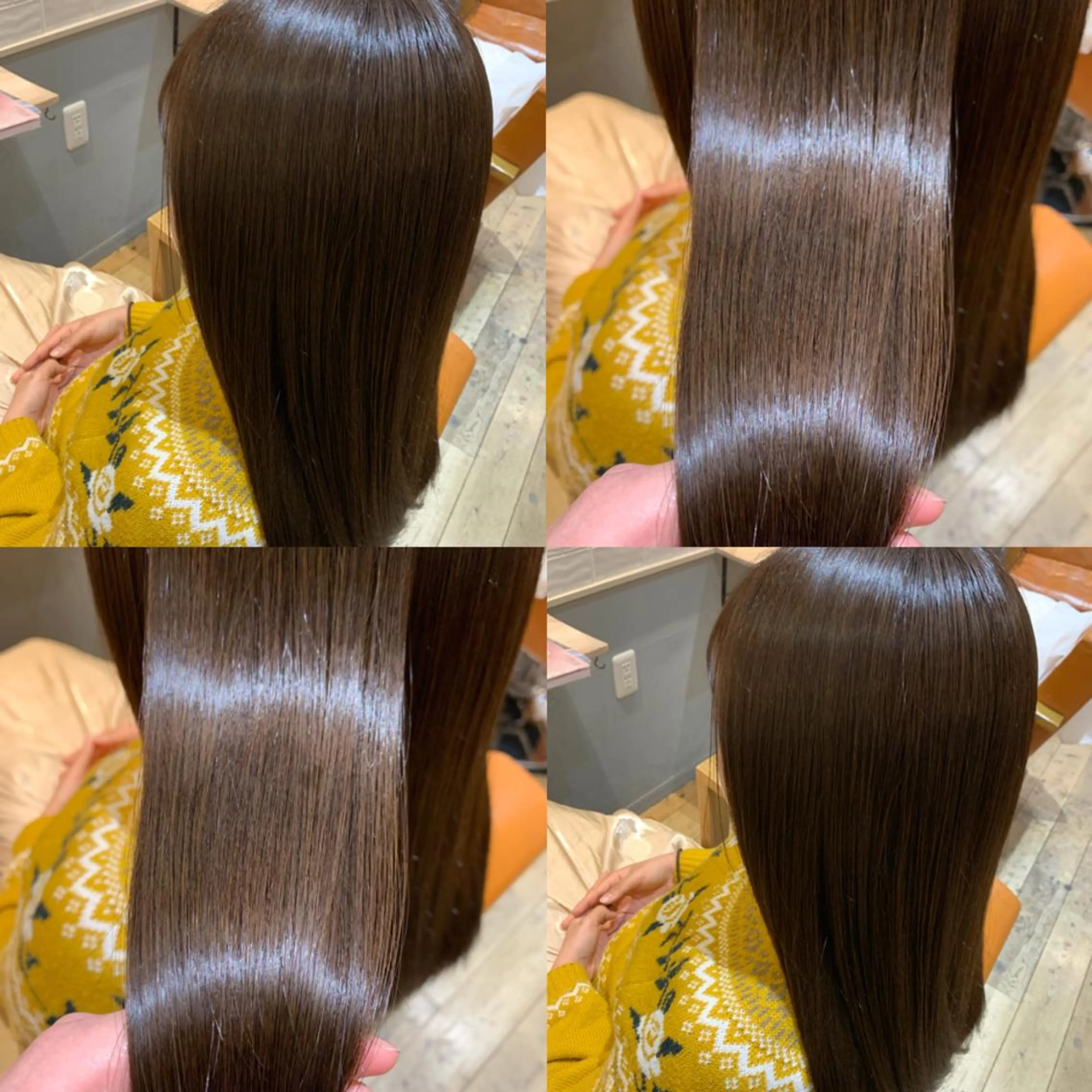 セミロング カラー カット ヘアカラー トリートメント 🦋韓国ヘア 坂本 菜摘🦋のヘアスタイル