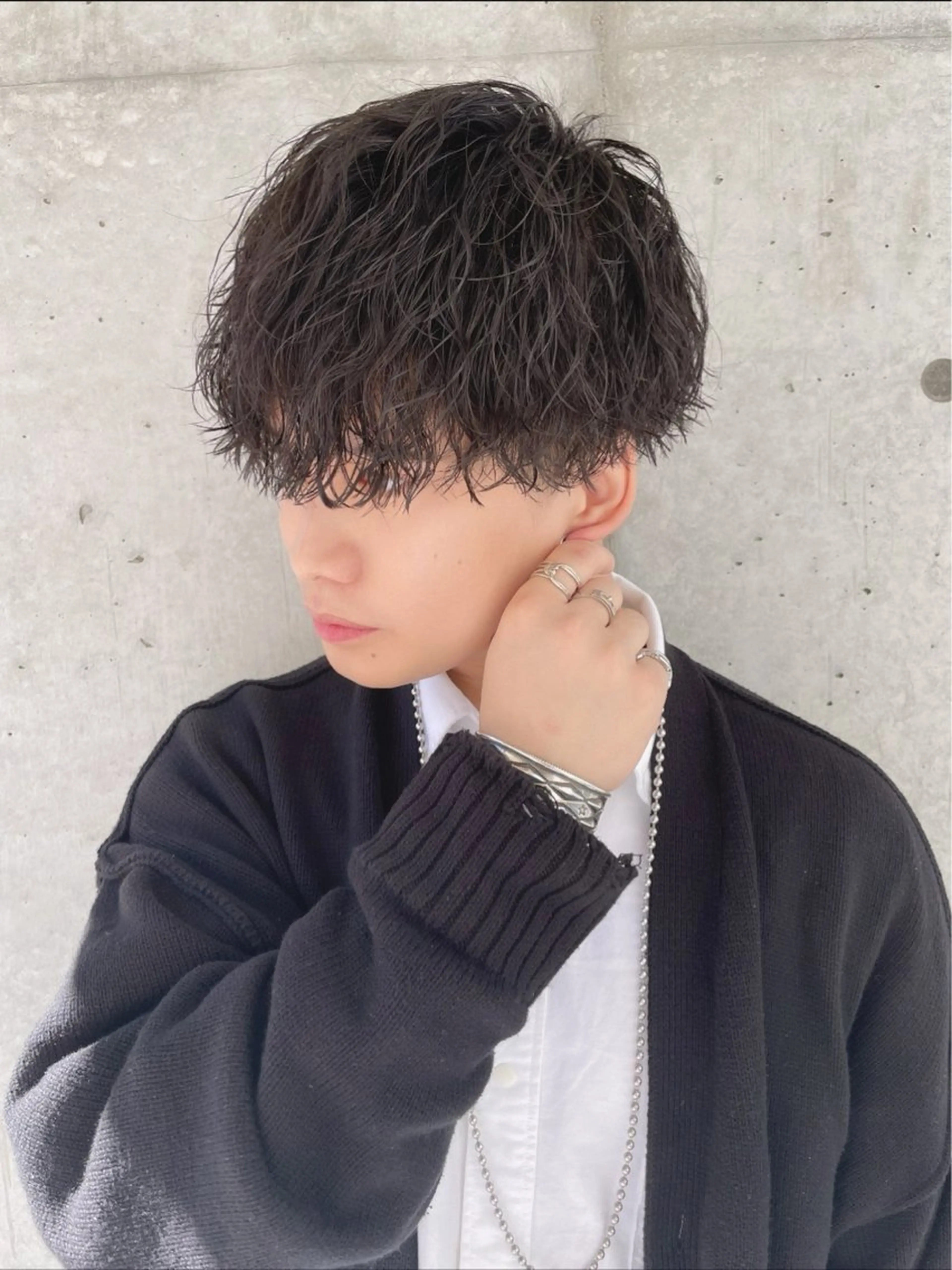 ショート パーマ職人DAIKI ツイスパ/波巻きのヘアスタイル