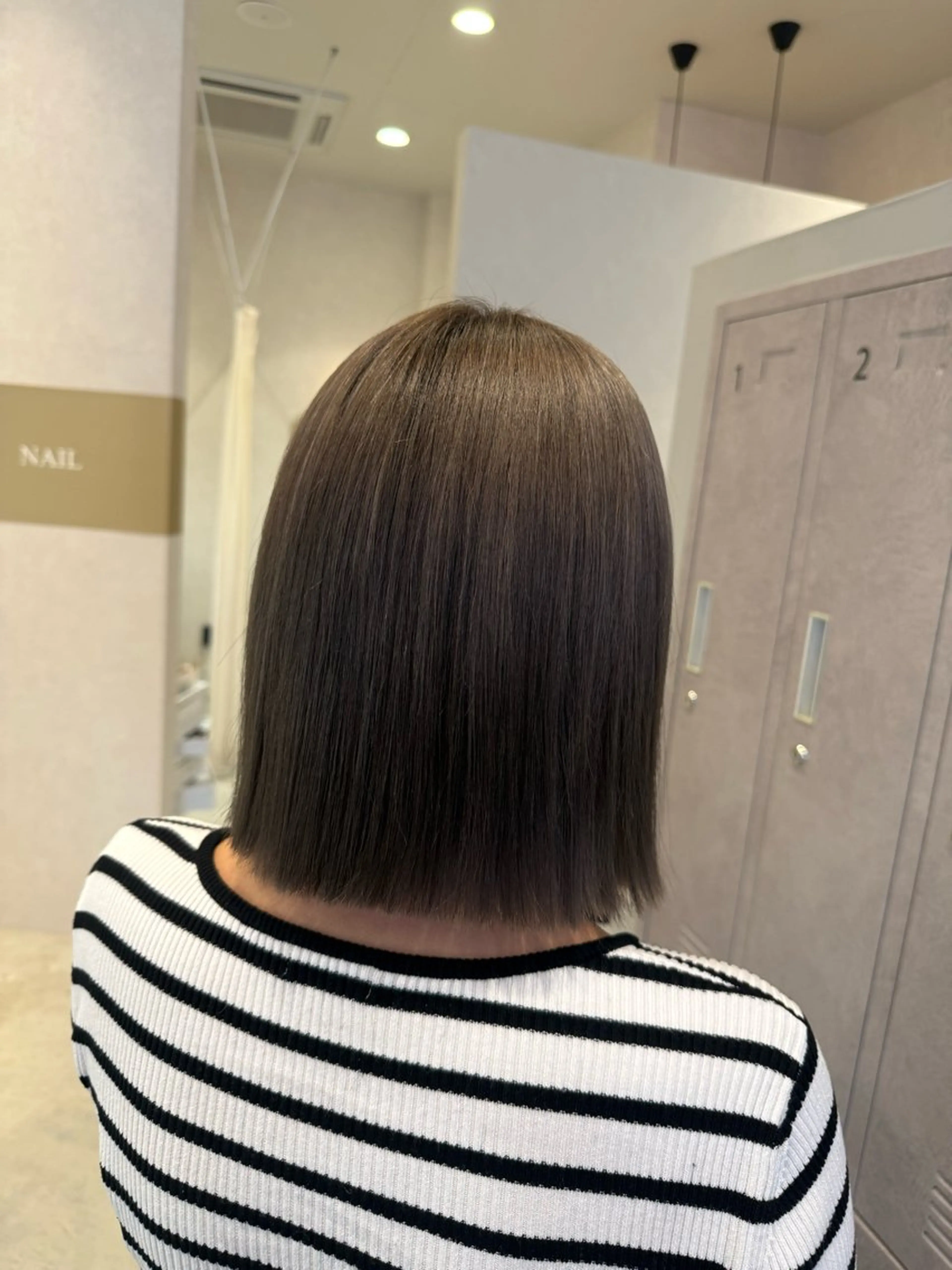 カラー ダブルカラー 馬場 美咲のヘアスタイル