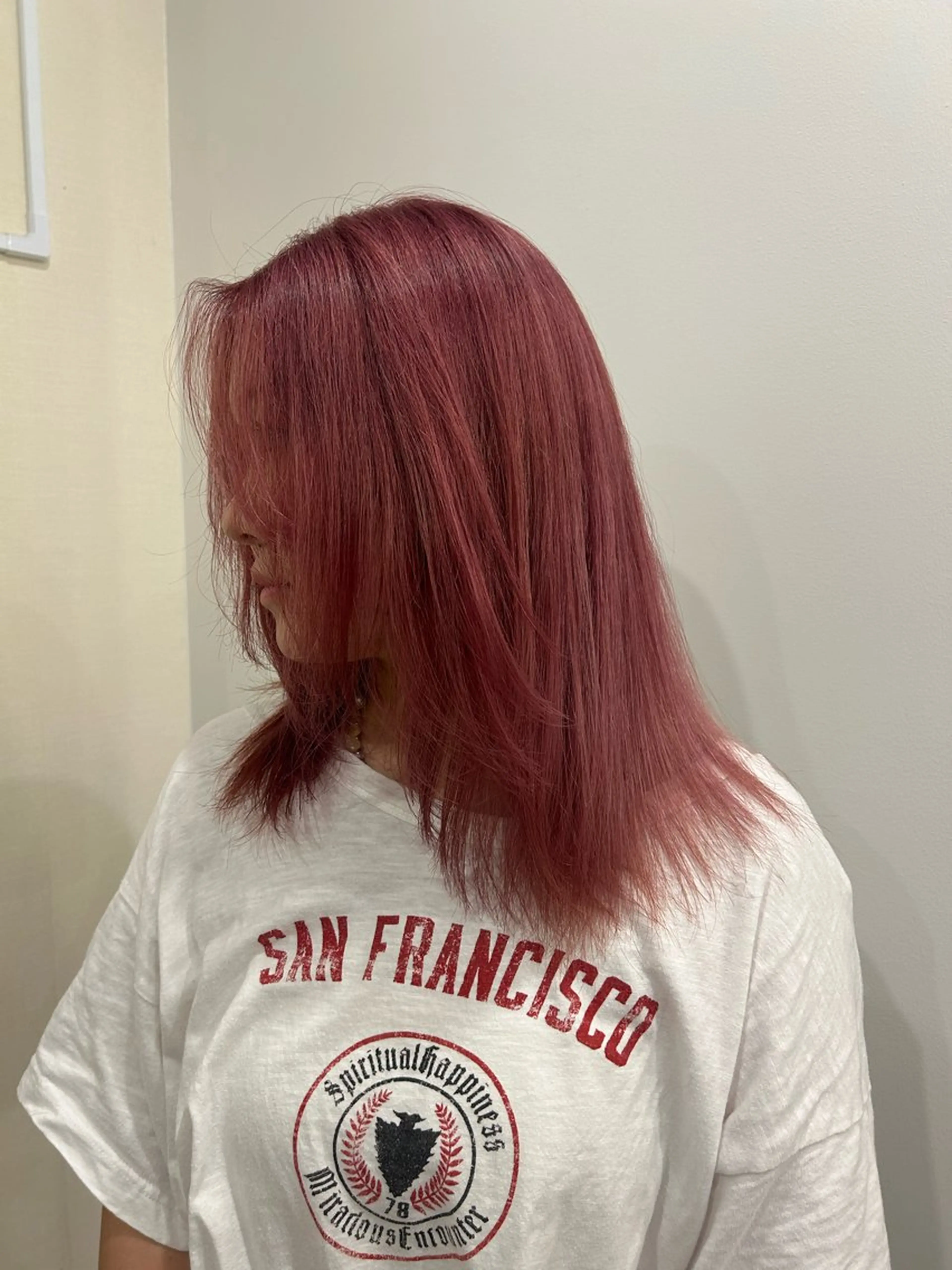 セミロング ヘアカラー hair&eye🎀 /momoKaのマツエク・マツパデザイン