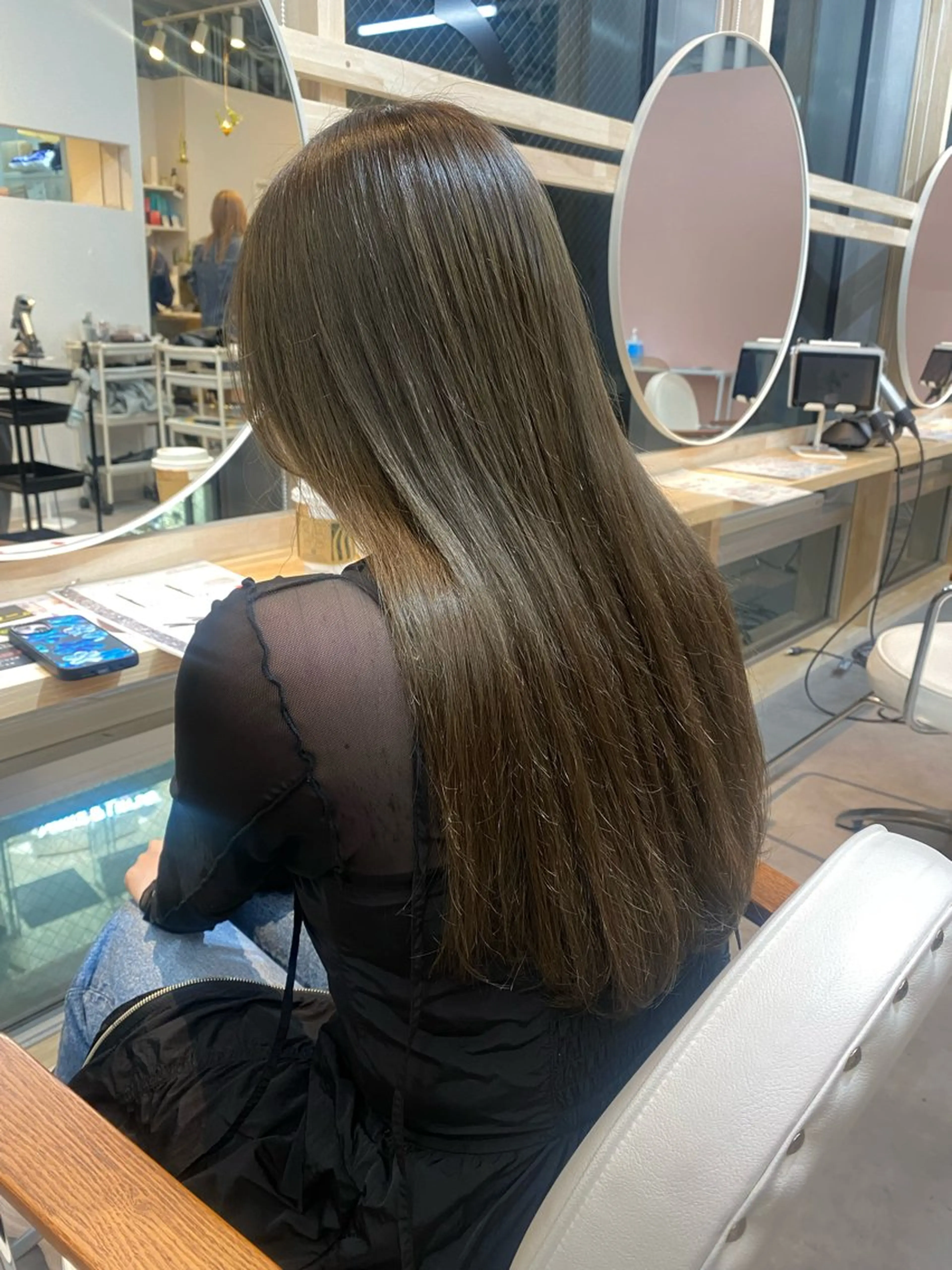 セミロング カラー ブリーチ ブリーチなしカラー ichika/天神 /parc hairのヘアスタイル