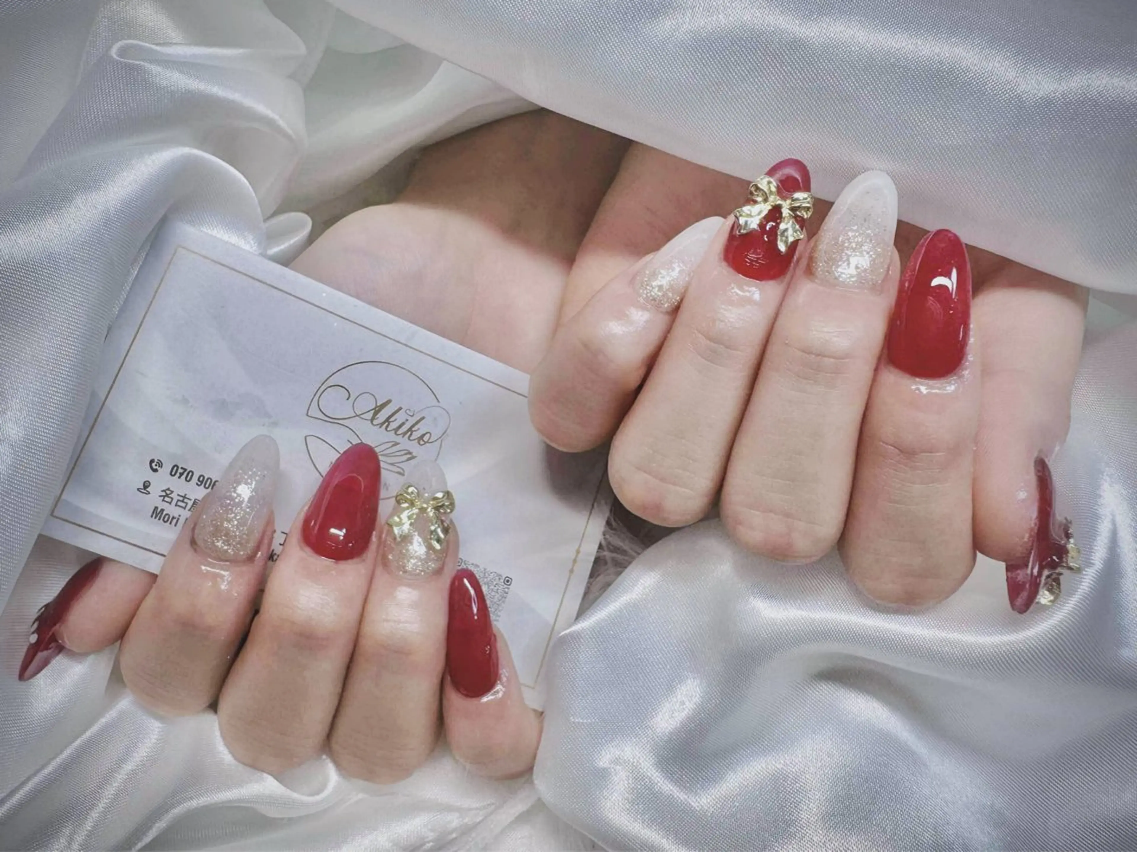 ネイル フットネイル ジェルネイル 韓国ネイル マグネットネイル 持ち込み ハンドネイル Akiko ネイルサロン所属・AKIKO ネイルサロンのネイルデザイン