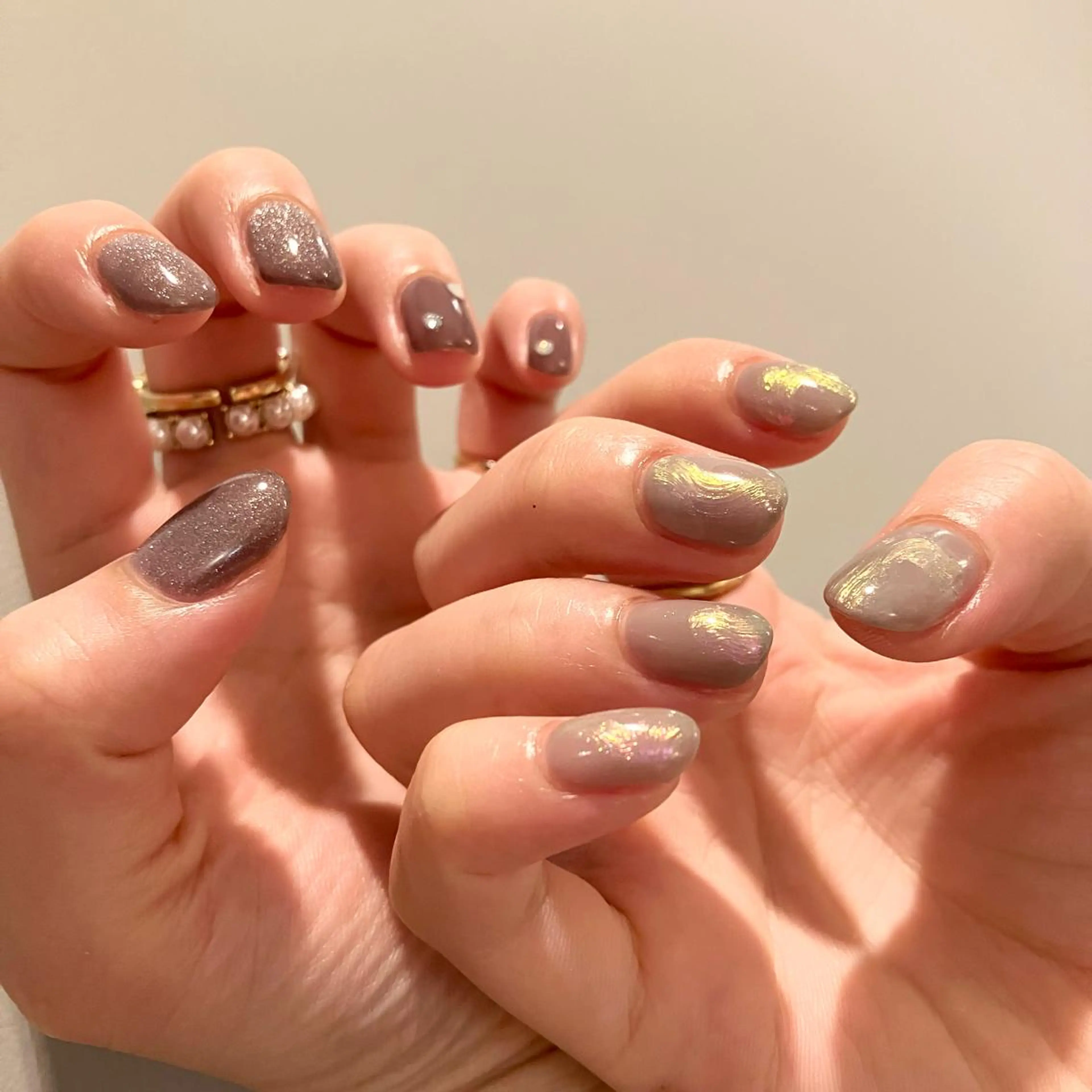 ネイル ハンドネイル ウシク ミユキのネイルデザイン