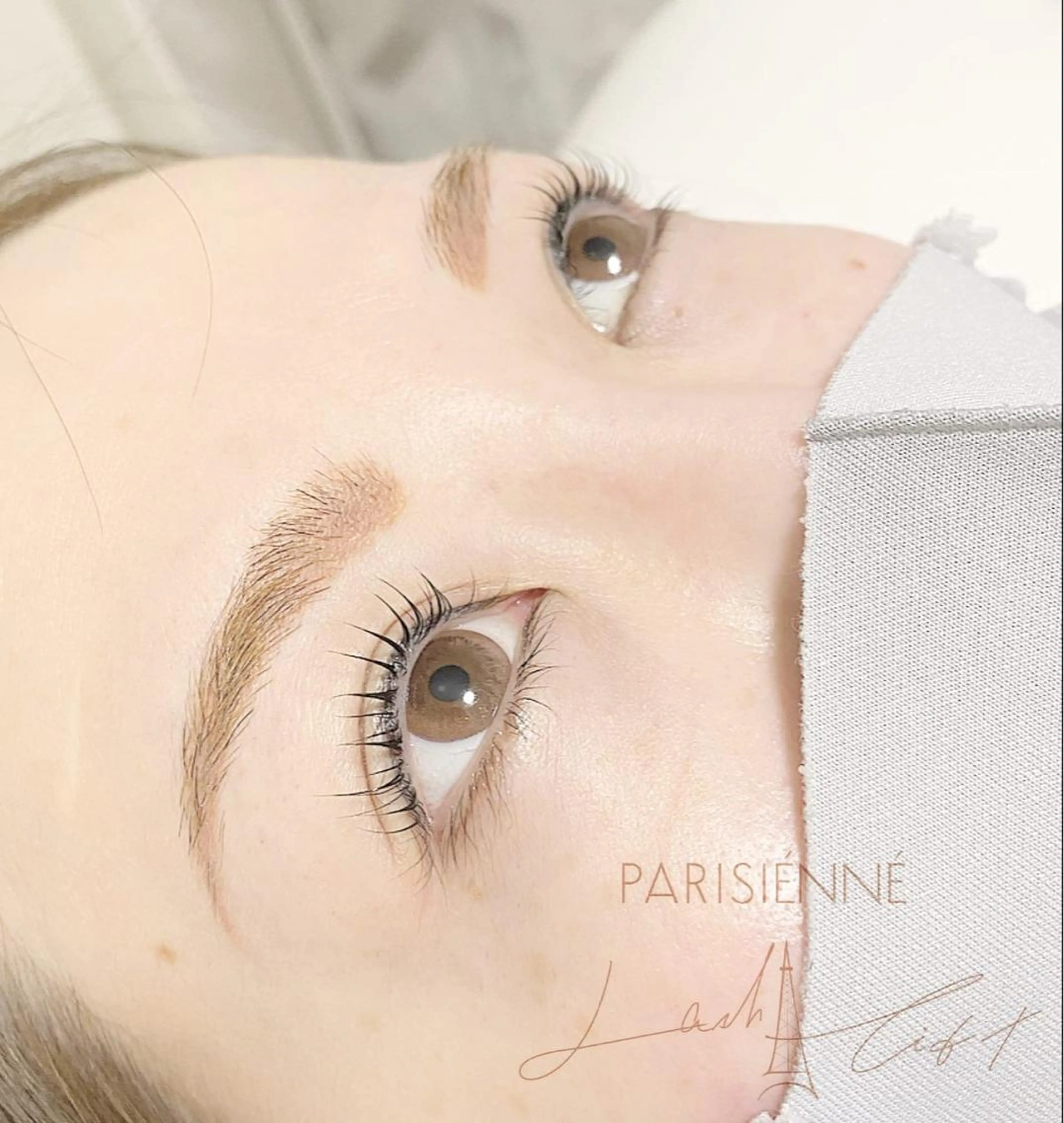 マツエク・マツパ ナチュラル パリジェンヌラッシュリフト 一重×まつ毛パーマ Anela Beauty Salon所属・Anela 博多/春吉のマツエク・マツパデザイン