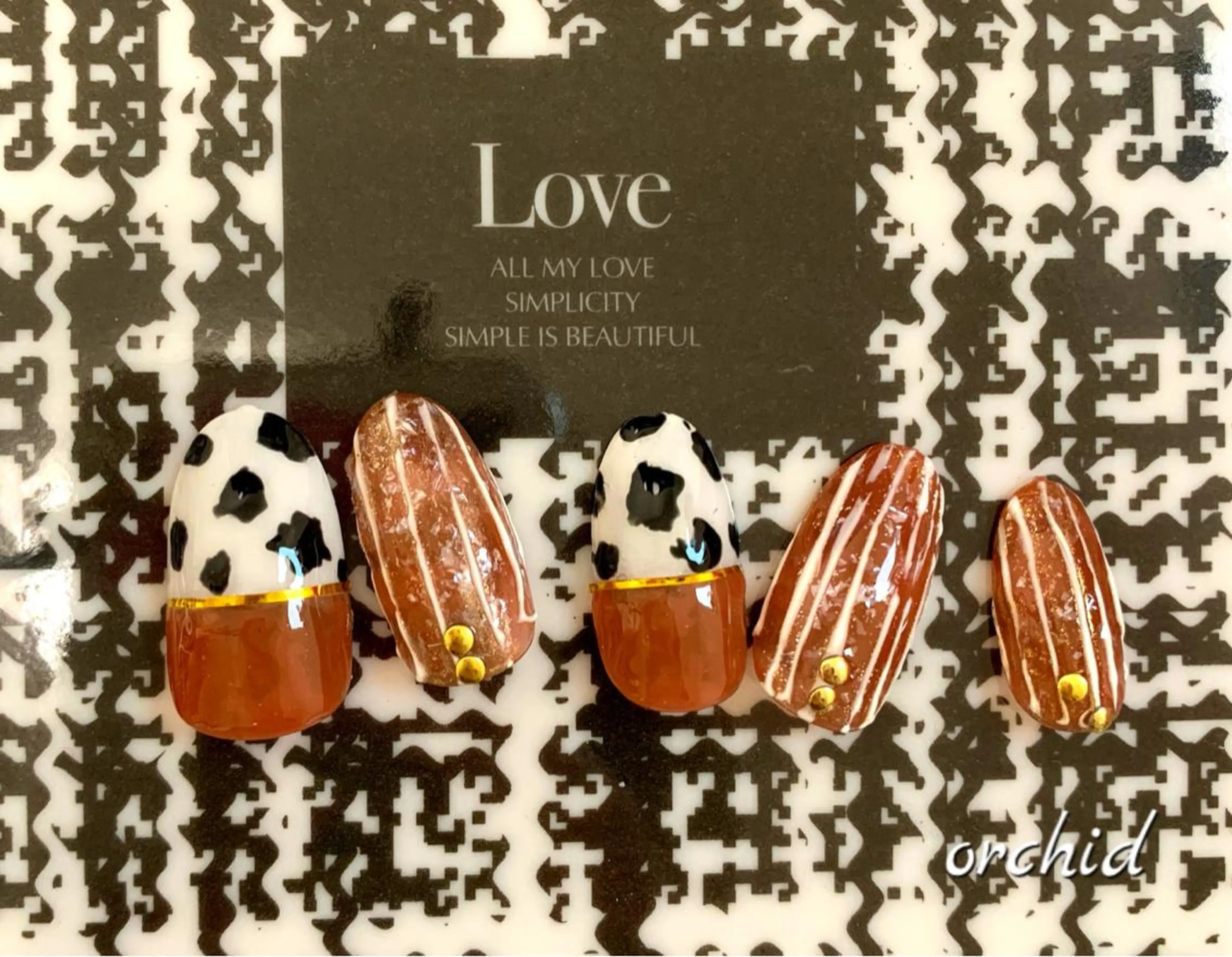 ネイル orchid ♡オーキッドのネイルデザイン