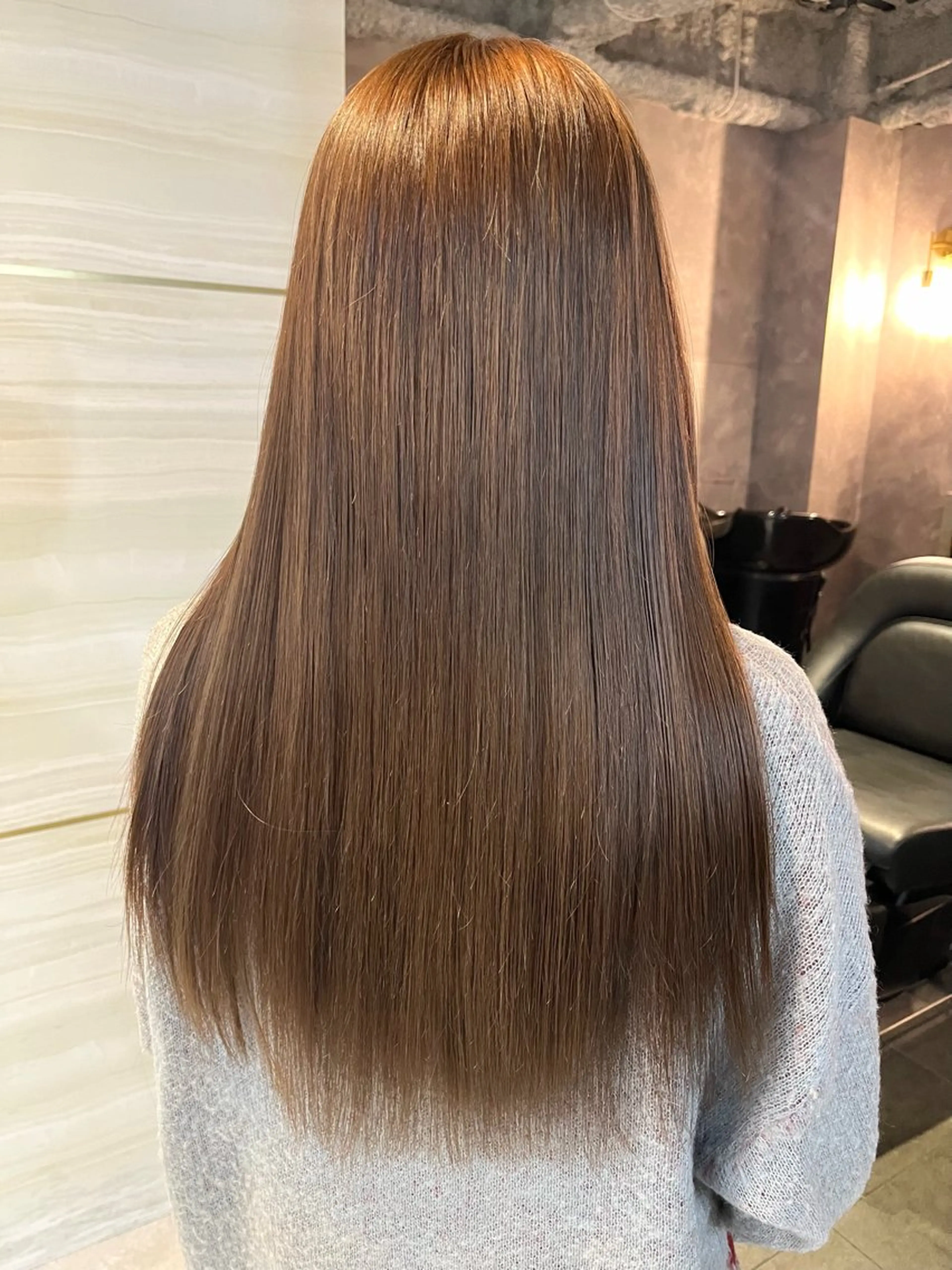 ロング カラー ベージュカラー ブラウンカラー ブラウンベージュ 🏹Ami🏹艶髪 /オリーブカラーのヘアスタイル