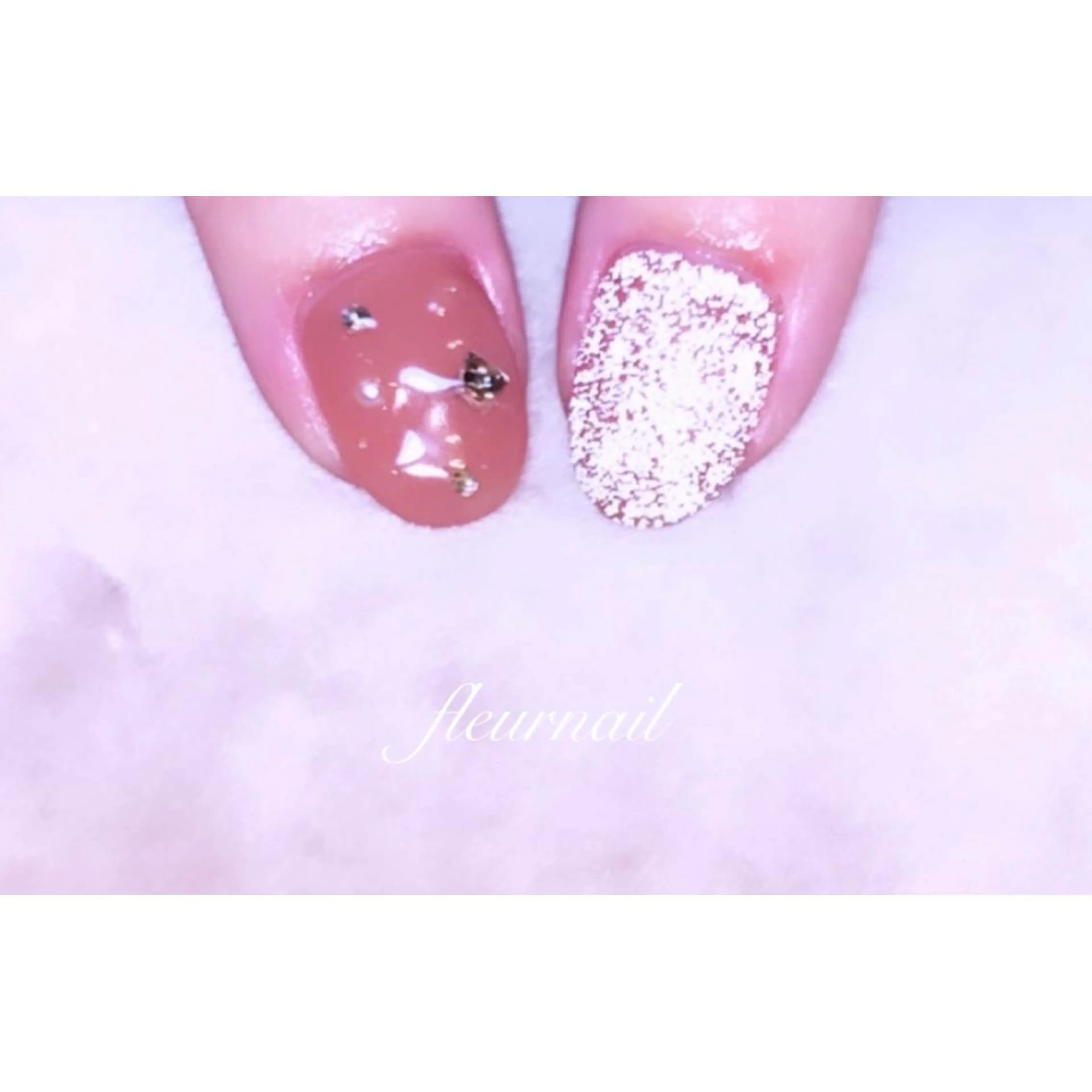 ネイル フラッシュネイル ハンドネイル 【パラジェル登録サロン】nail pollen所属・fleurnail miuraのネイルデザイン