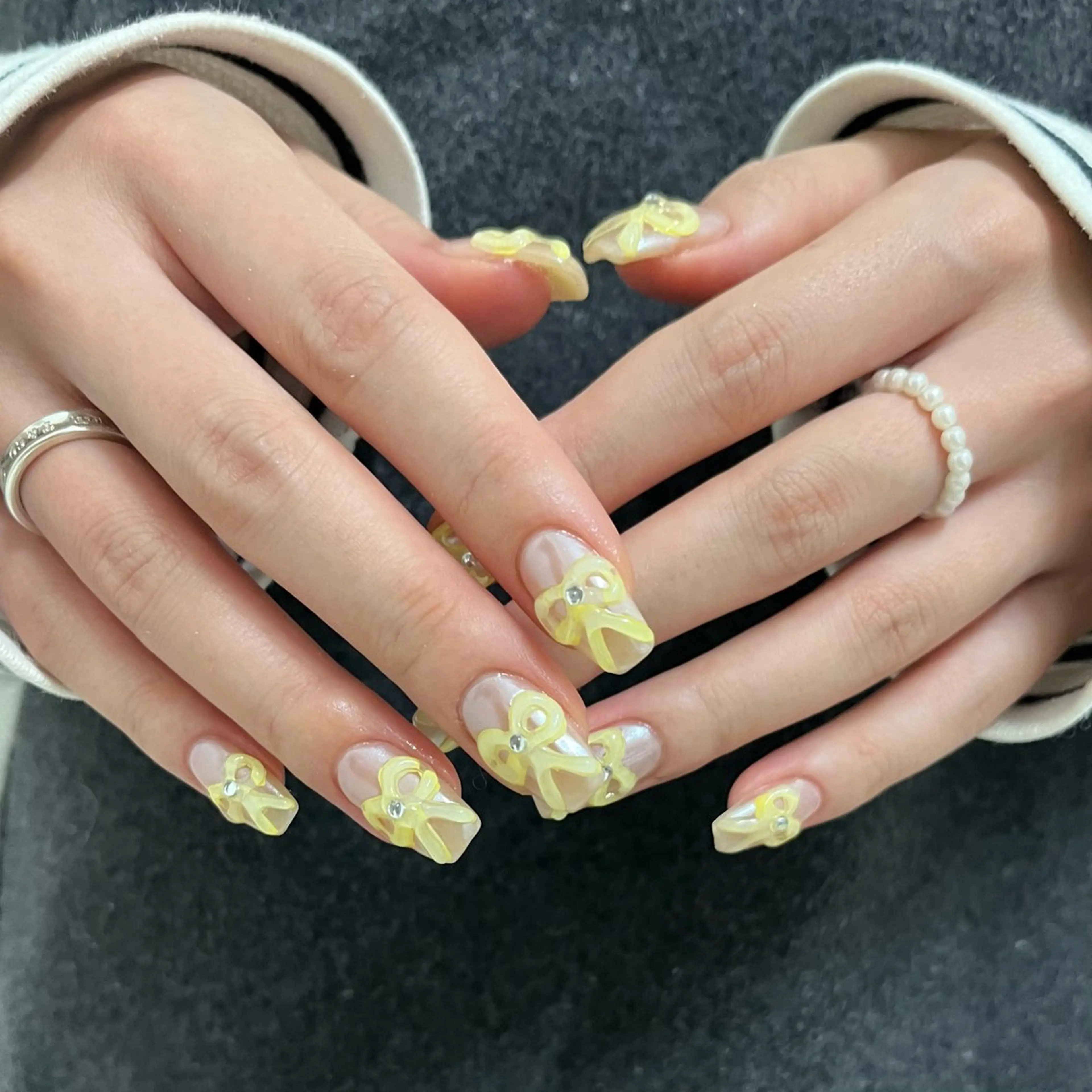 ネイル グリーン ハンドネイル vegh.所属・vegh. nail／阿波座のネイルデザイン