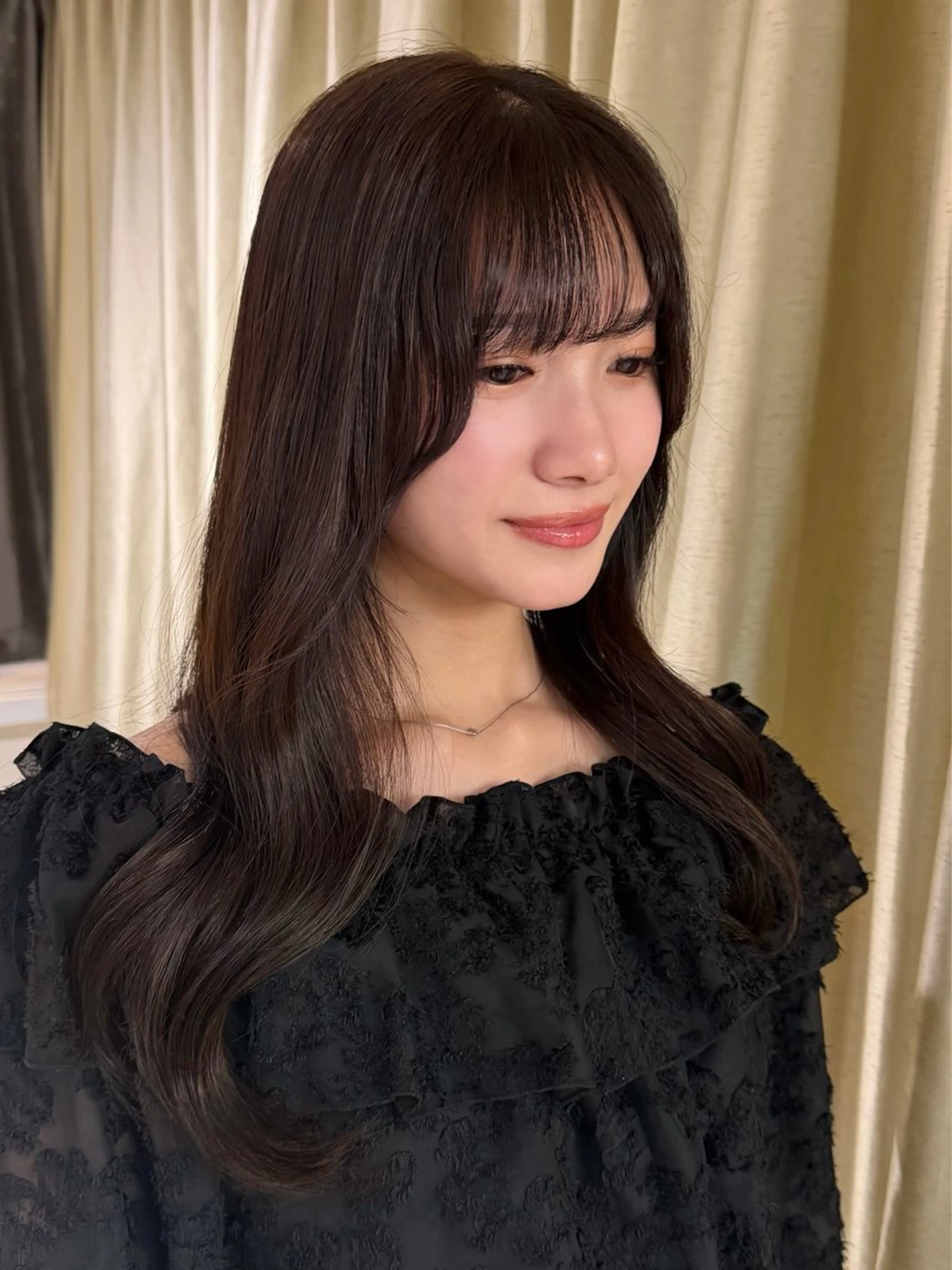 カラー ヘアカラー 吉田 莉子のヘアスタイル