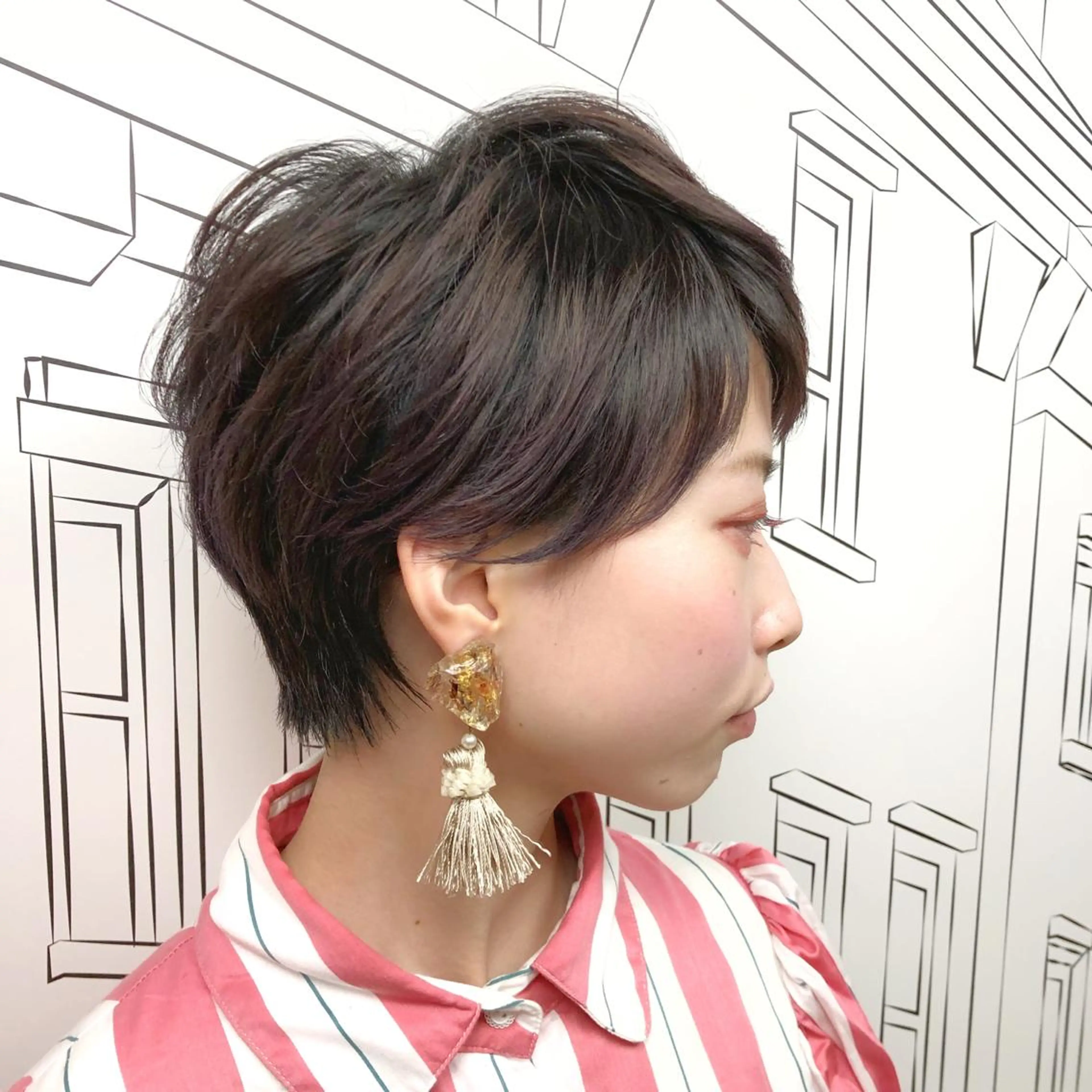 ショート カラー ハンサムショート ショートヘア レイヤー⭐️カラー ⭐️平川雅史のヘアスタイル