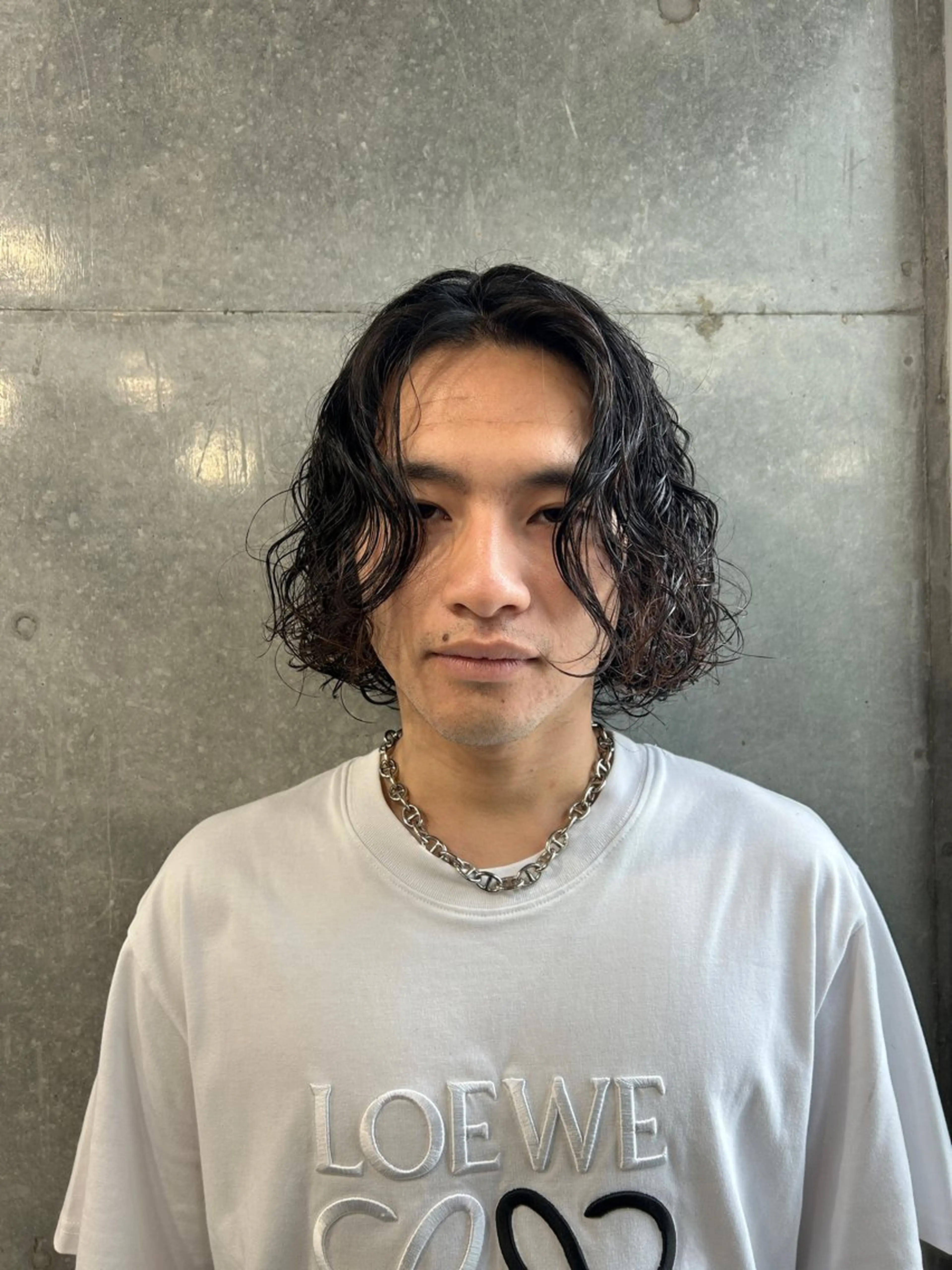 パーマ メンズ カット パーマ トリートメント ヘッドスパ ヘアセット カズキ🌼曲がる縮毛 ／くせ毛パーマのヘアスタイル