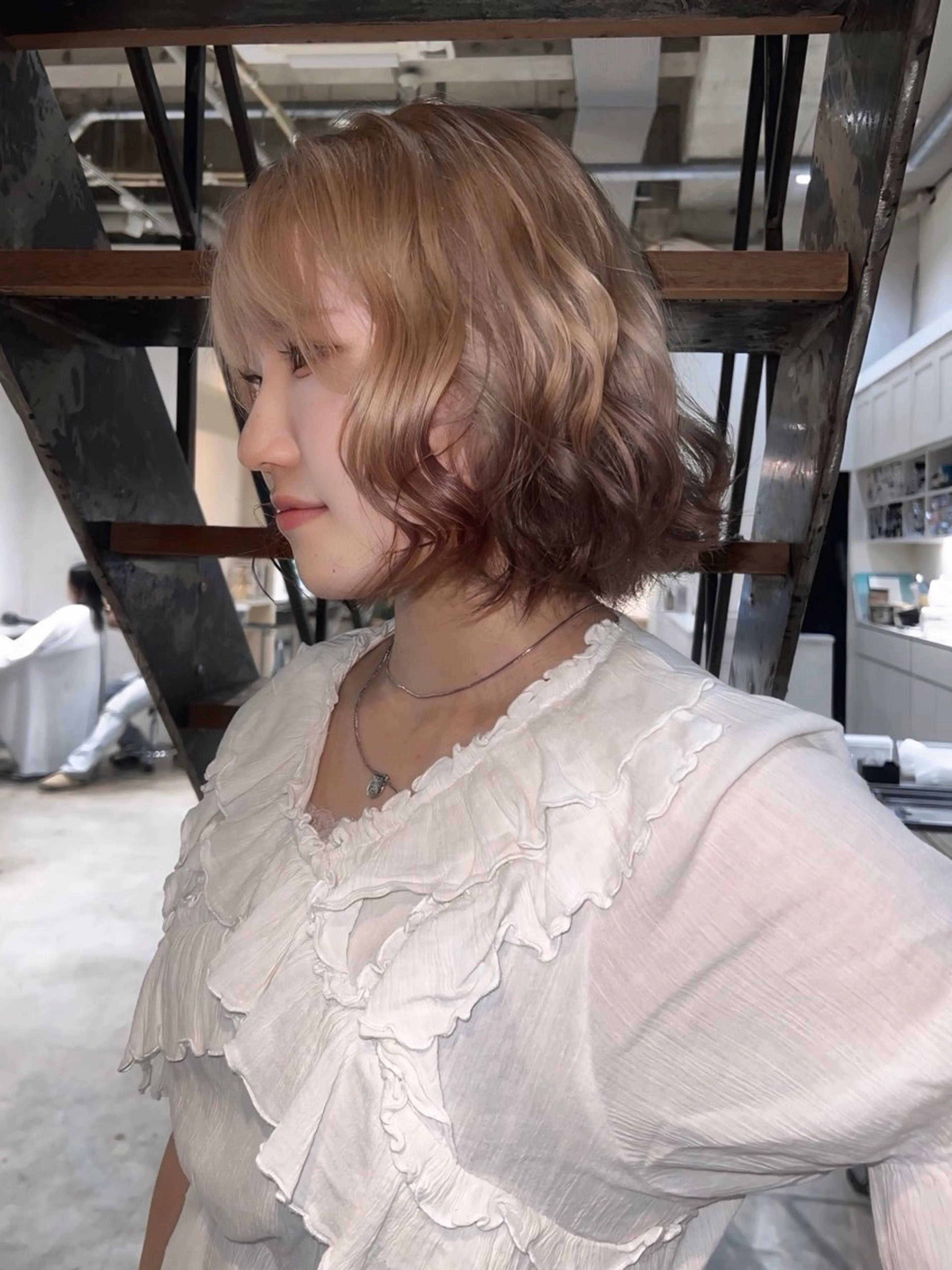 ミディアム ヘアカラー トリートメント 【海外風カラー】 ⭐︎DEAN名駅店☆のヘアスタイル