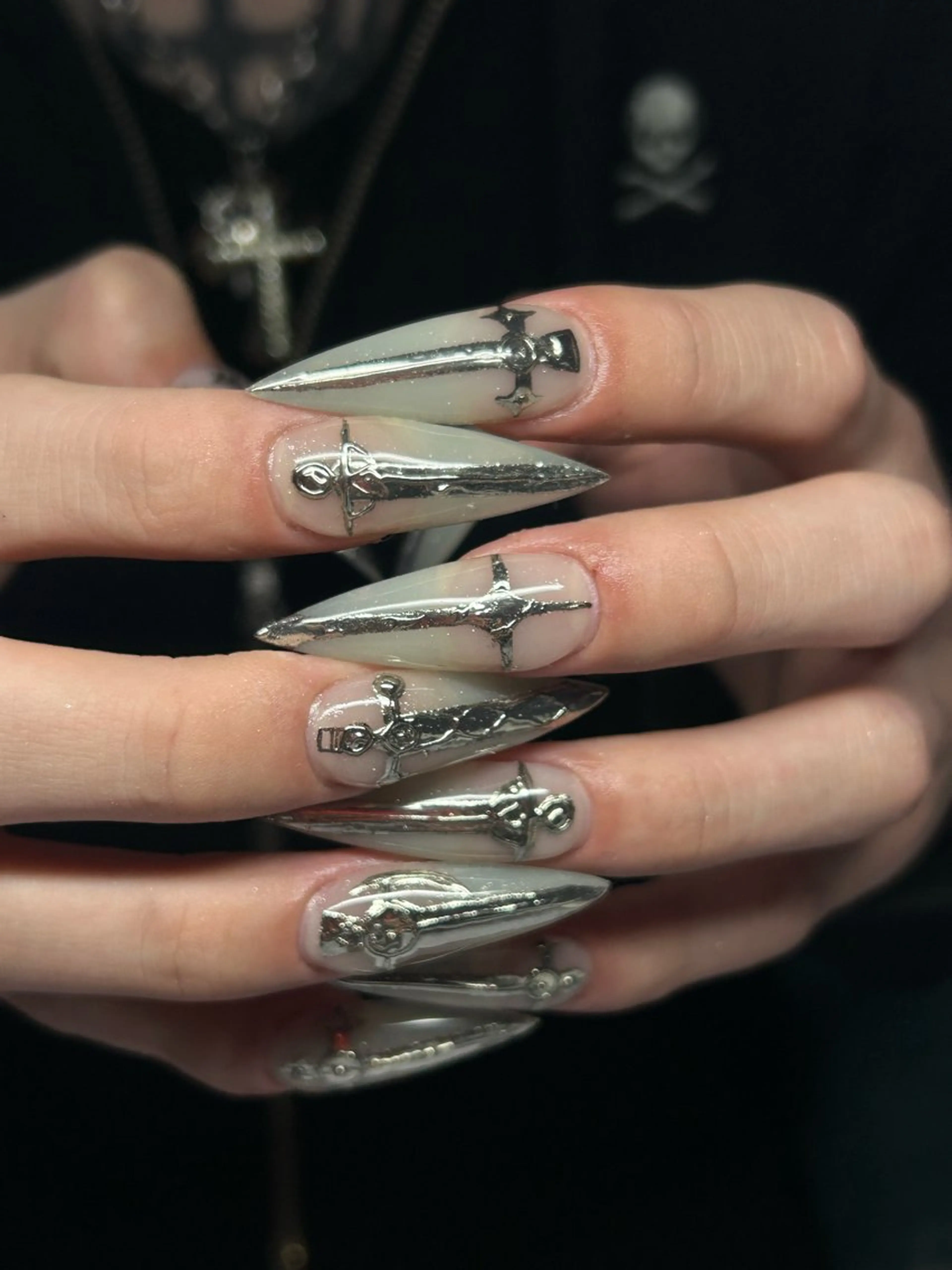 ネイル スカルプネイル NAIL ROOM COZMIC SISTA所属・Ronny ロニ 森ノ宮❤のネイルデザイン