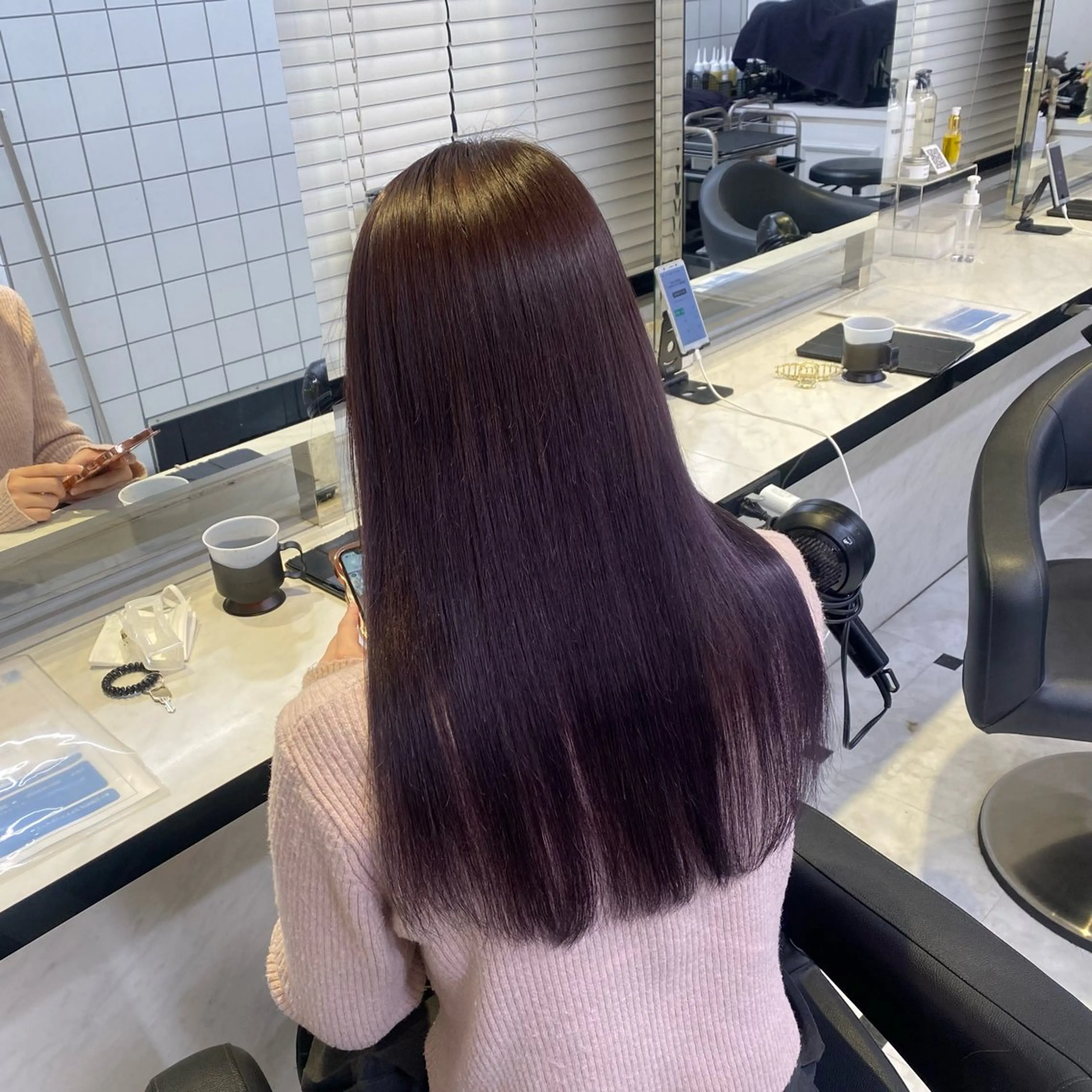 カラー ヘアカラー ♥️韓国/ガーリー 暖色misa♥️のヘアスタイル