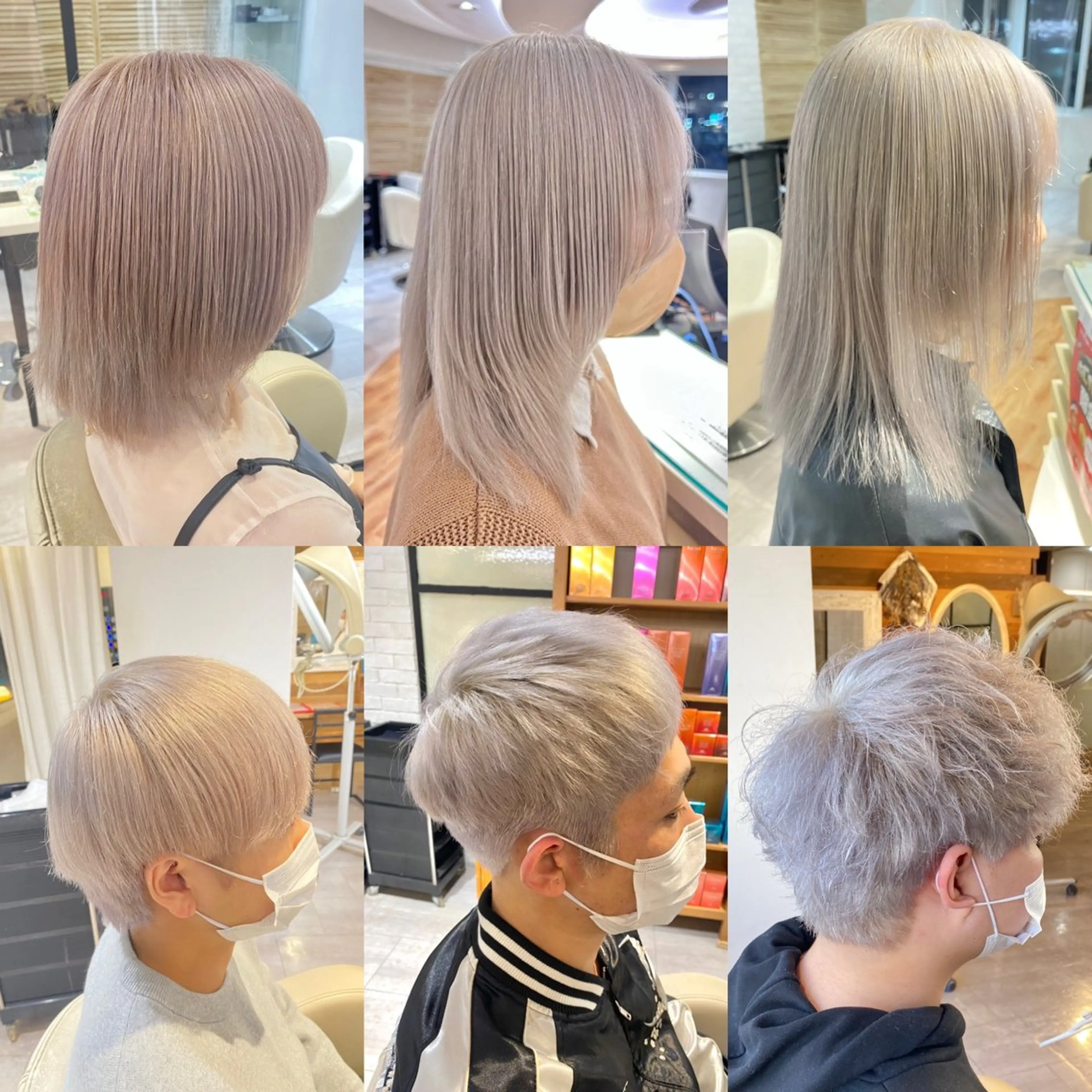 カラー ベージュカラー ブリーチ イヤリングカラー グレージュ ハイライトカラー ヘアカラー トリートメント メンズパーマ/ メンズカット/タクヤのヘアスタイル