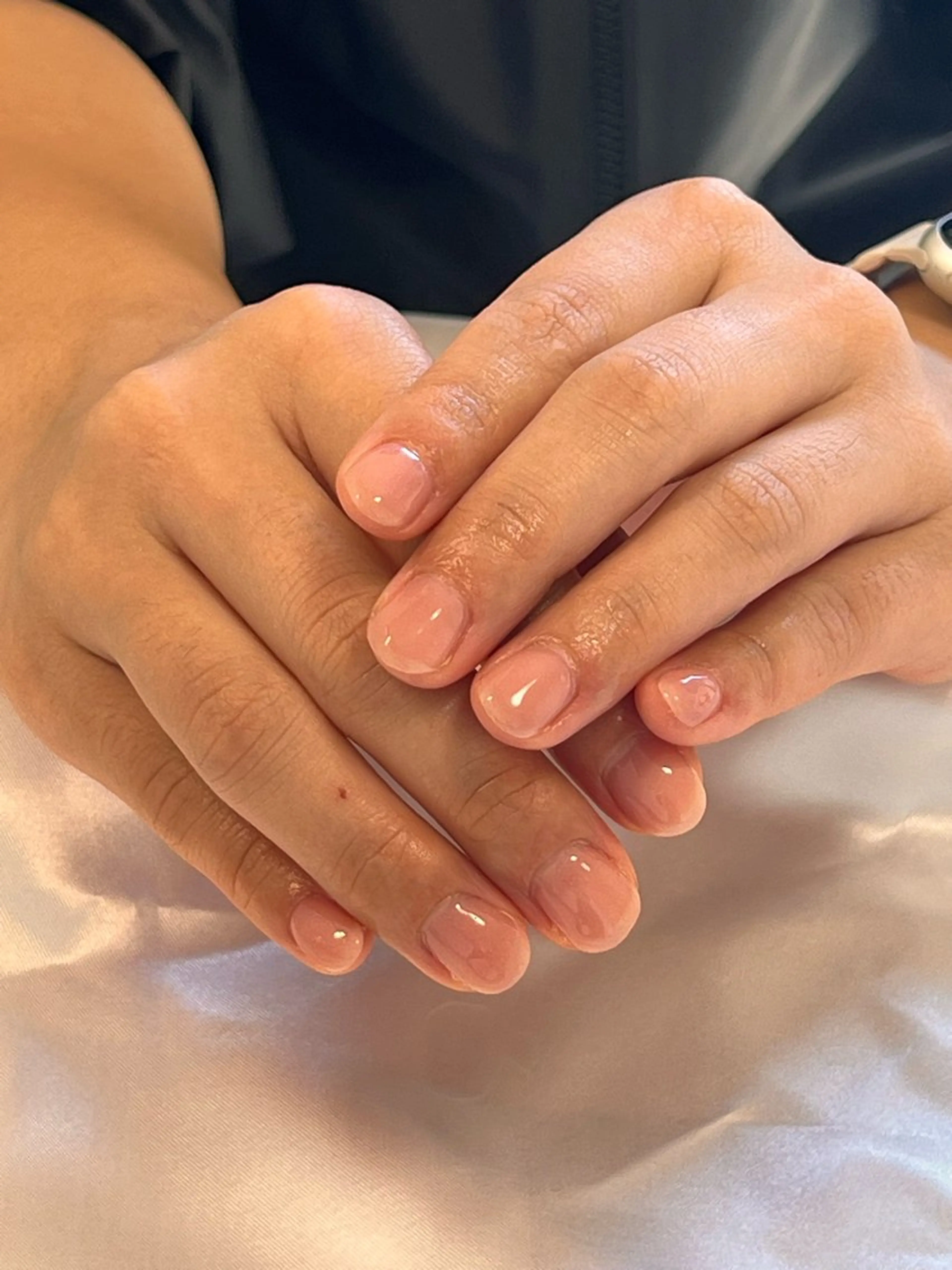 ネイル クリアネイル ピンク nails by Kanaのネイルデザイン