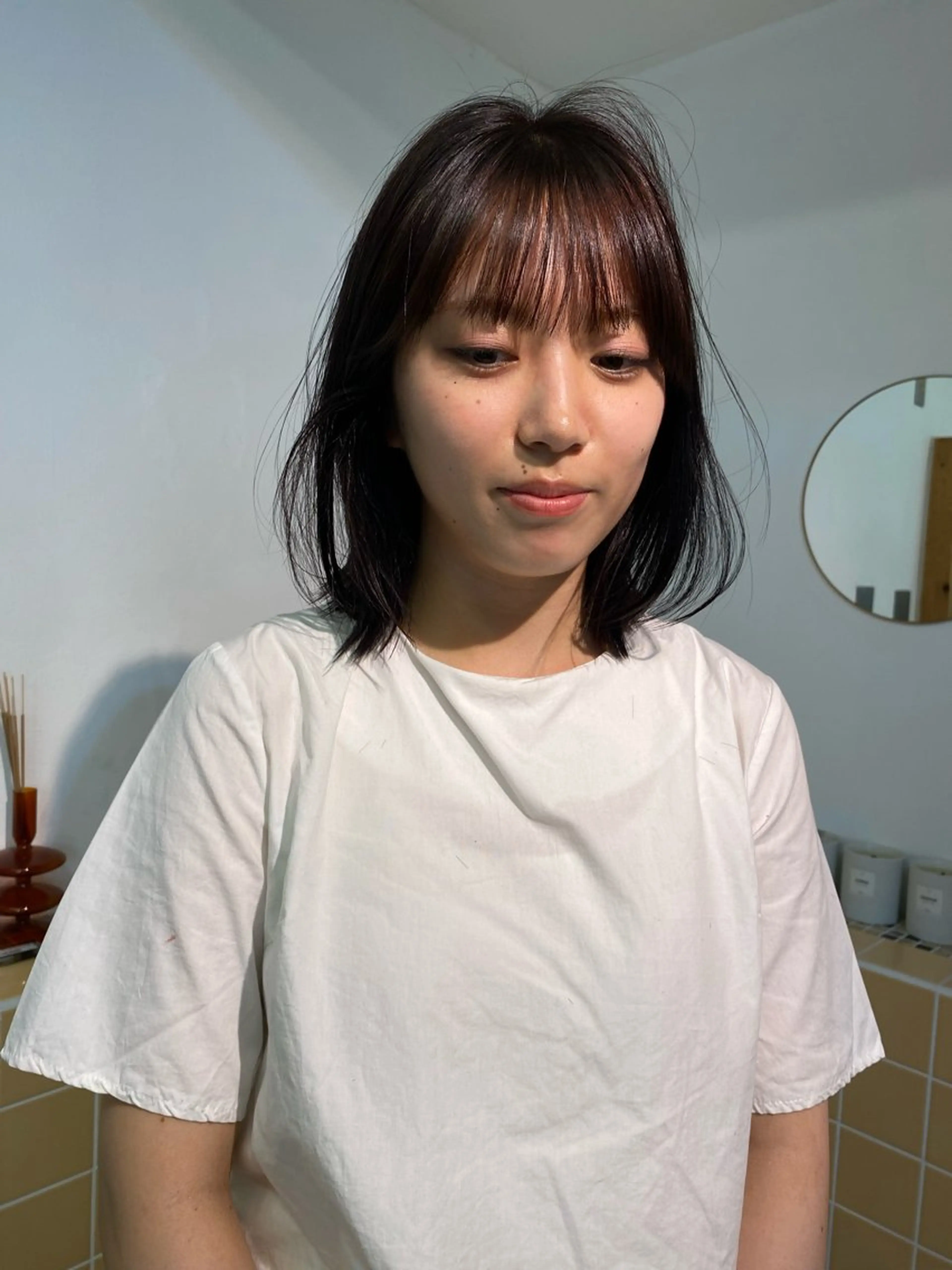 ミディアム カラー iroha/ n.w.h🎀のヘアスタイル