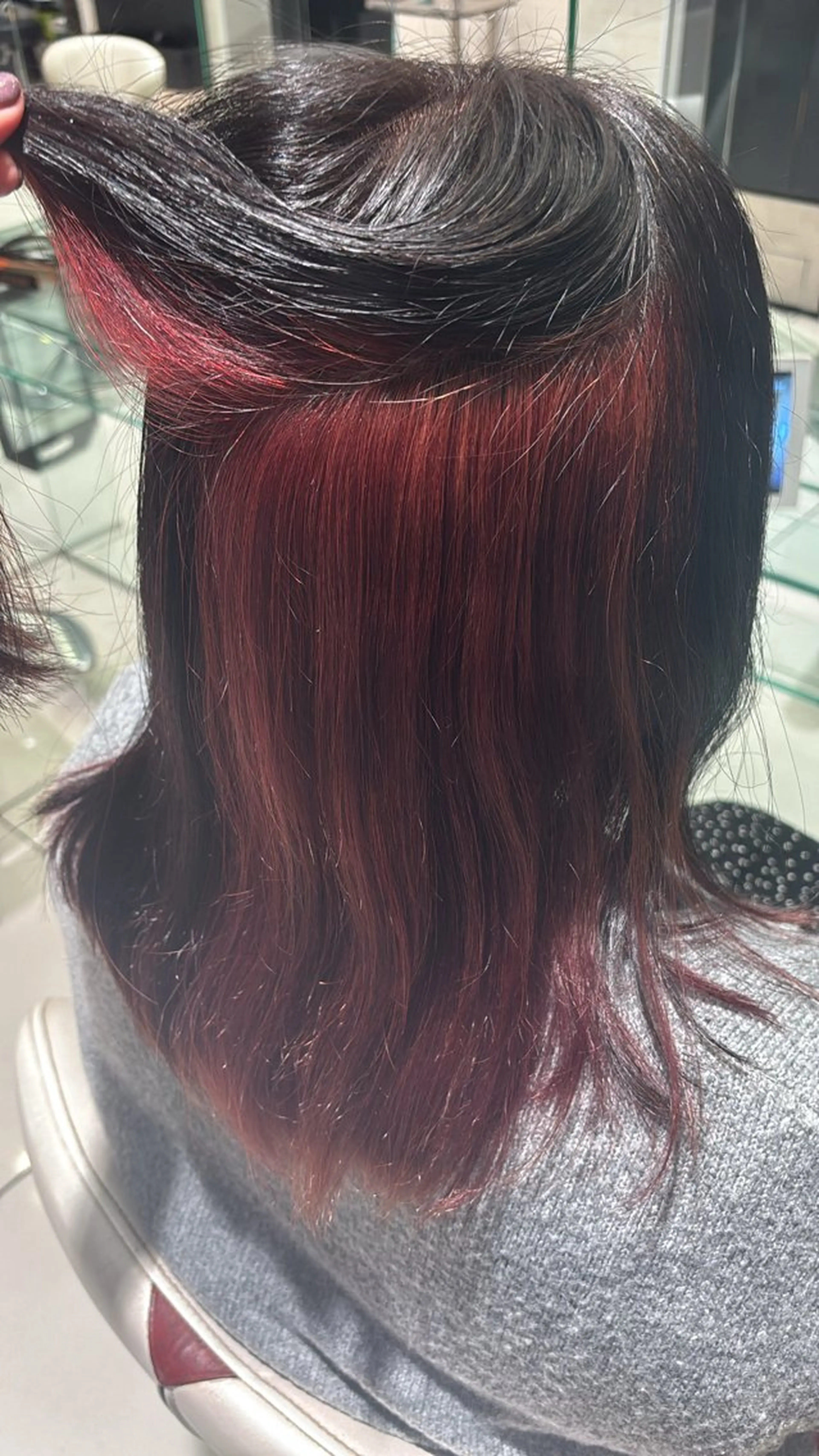 ミディアム カラー ヘアカラー H. shinkaiのヘアスタイル