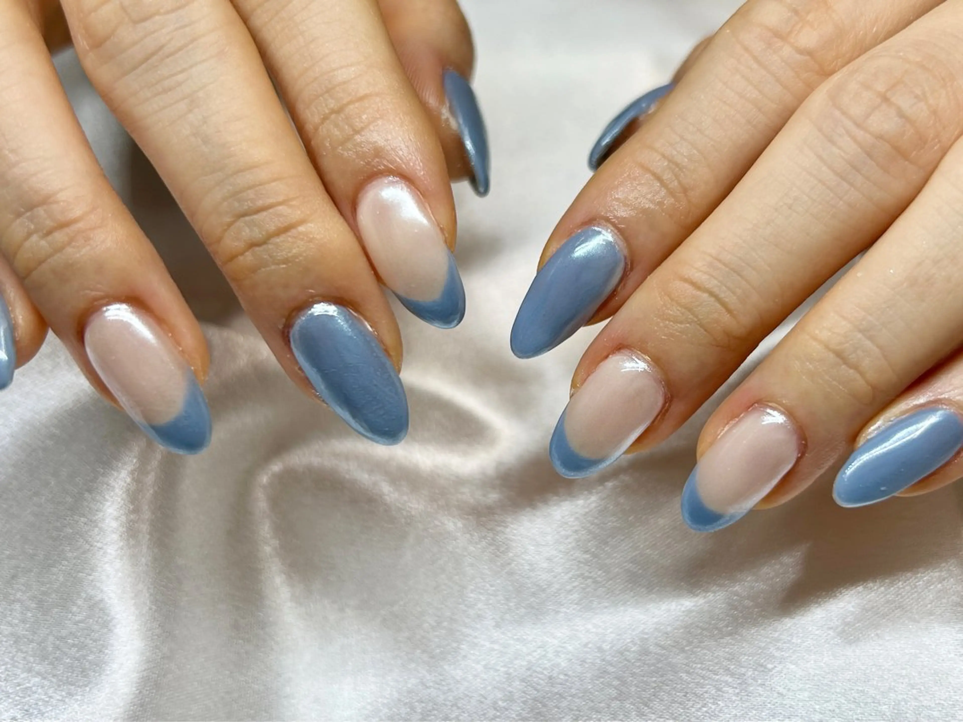 ネイル フレンチネイル ロングネイル ワンカラーネイル ハンドネイル Forca total studio所属・Forca Airaのネイルデザイン