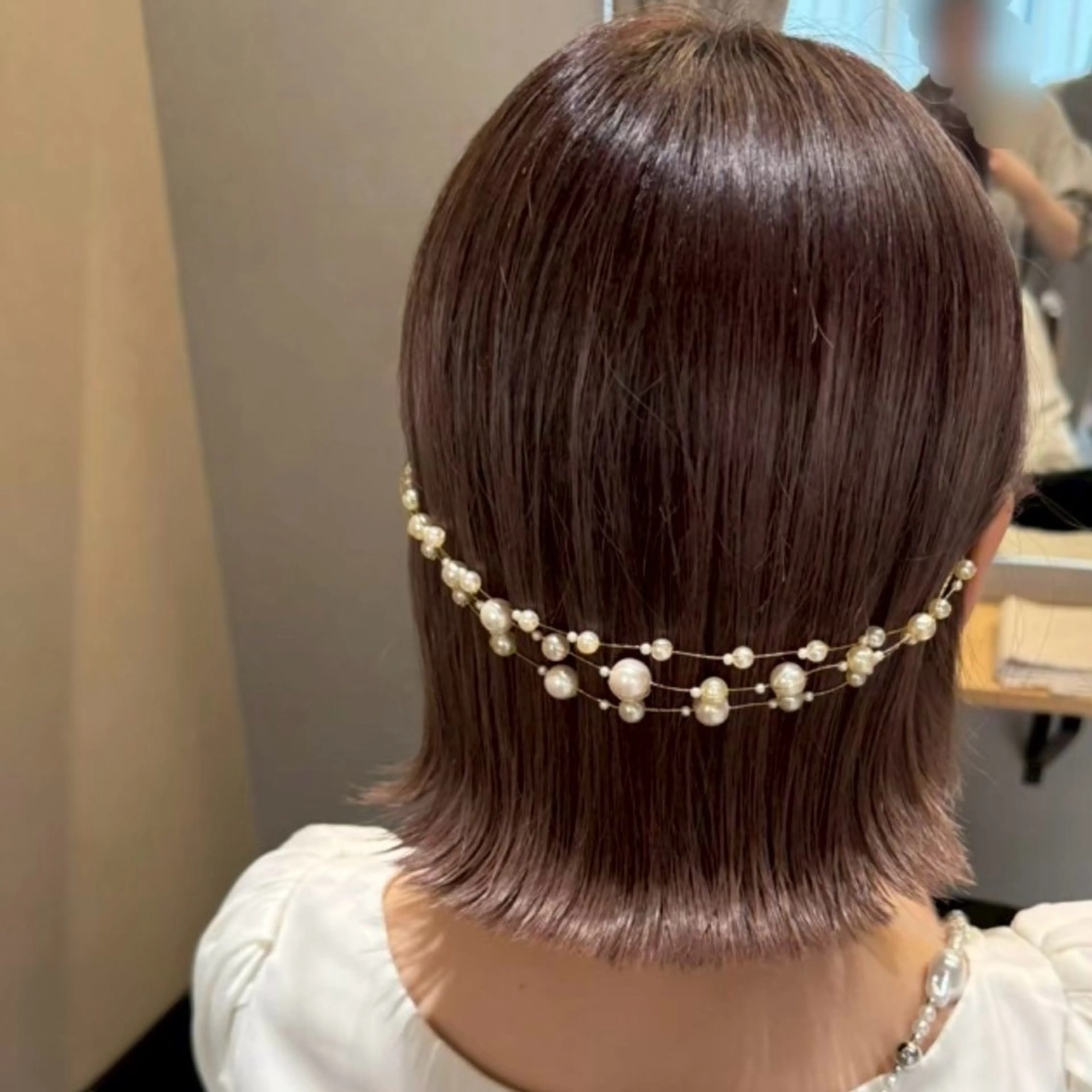 ショート ヘアアレンジ 成人式 ハーフアップ 結婚式・ブライダル ボブ 卒業式のヘアスタイル 褒められヘアメイク /‎ボブ女子🐶みおのその他イメージ