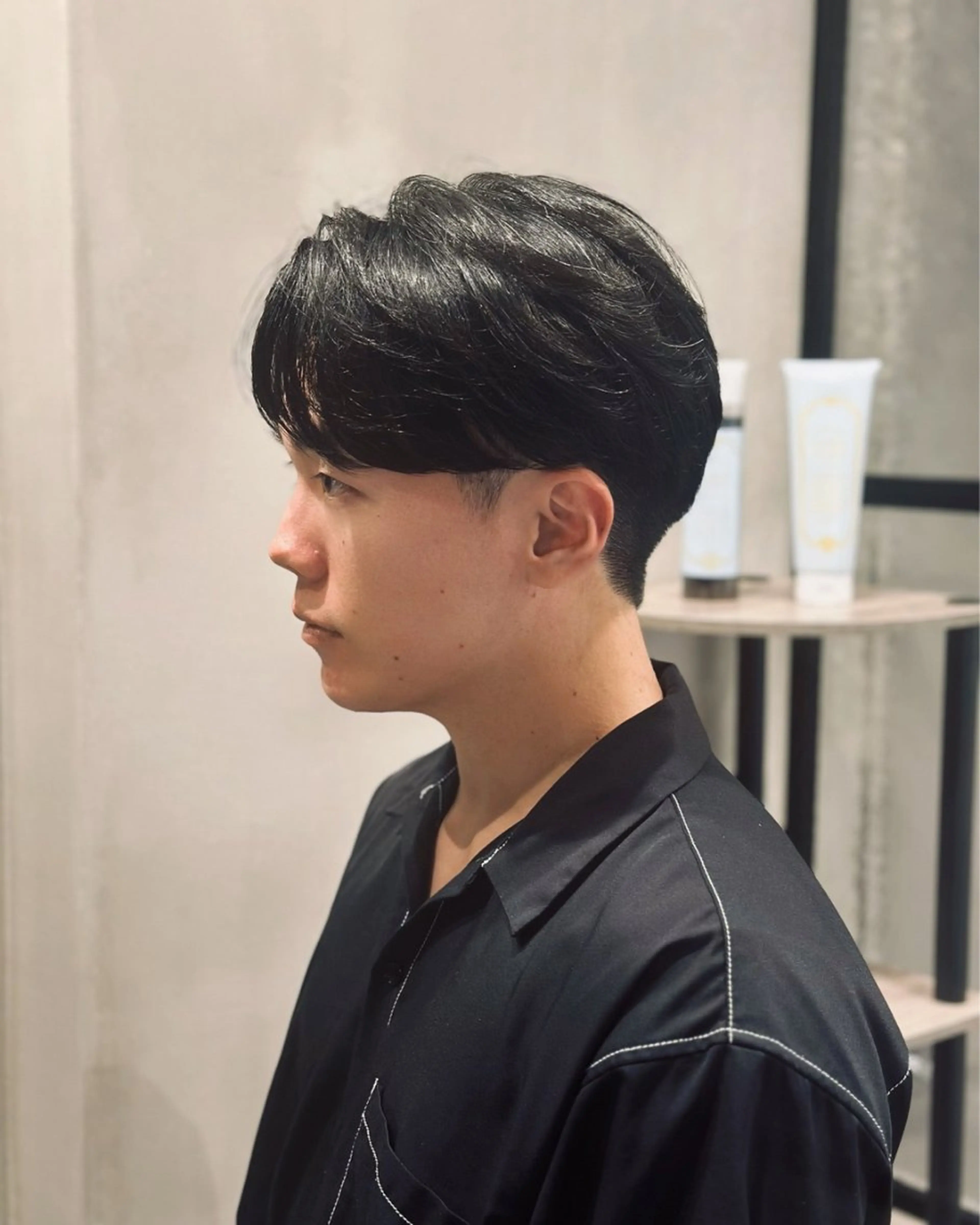 ショート パーマ 池袋センターパート No.1 裕大のヘアスタイル