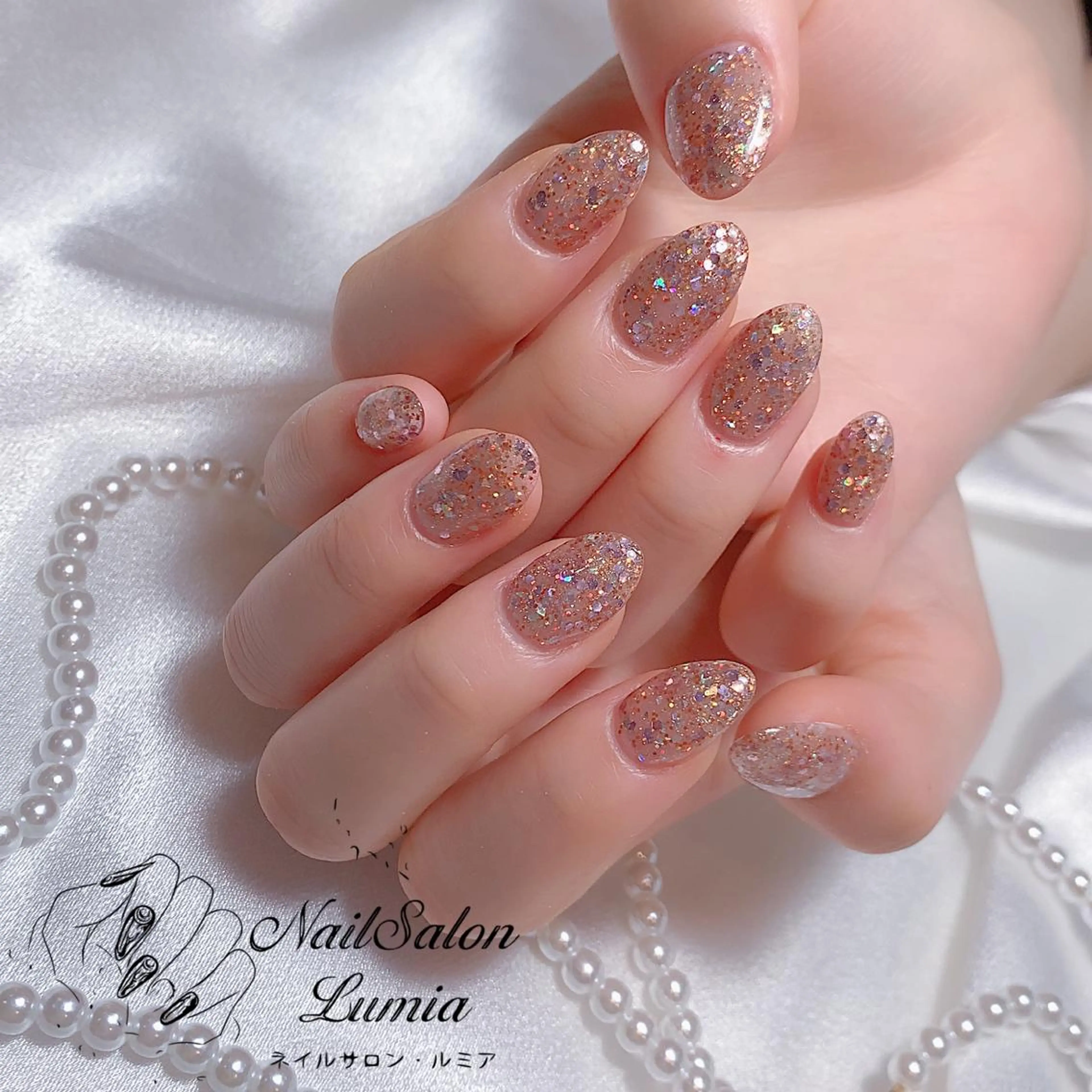 ネイル ハンドネイル ネイルサロン ルミア Lumia 店長のネイルデザイン