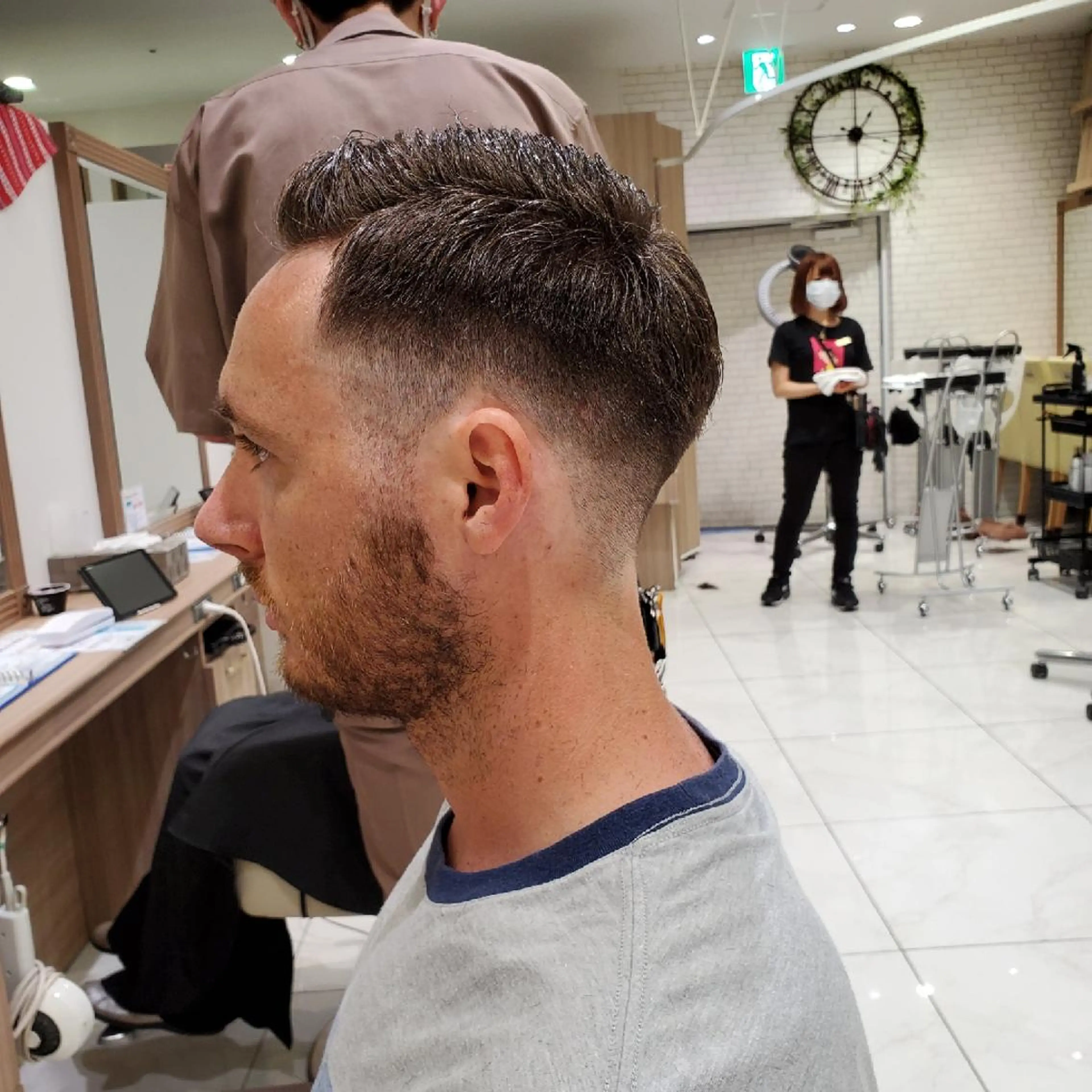 ショート メンズ フェードカット 中村 和貴のヘアスタイル