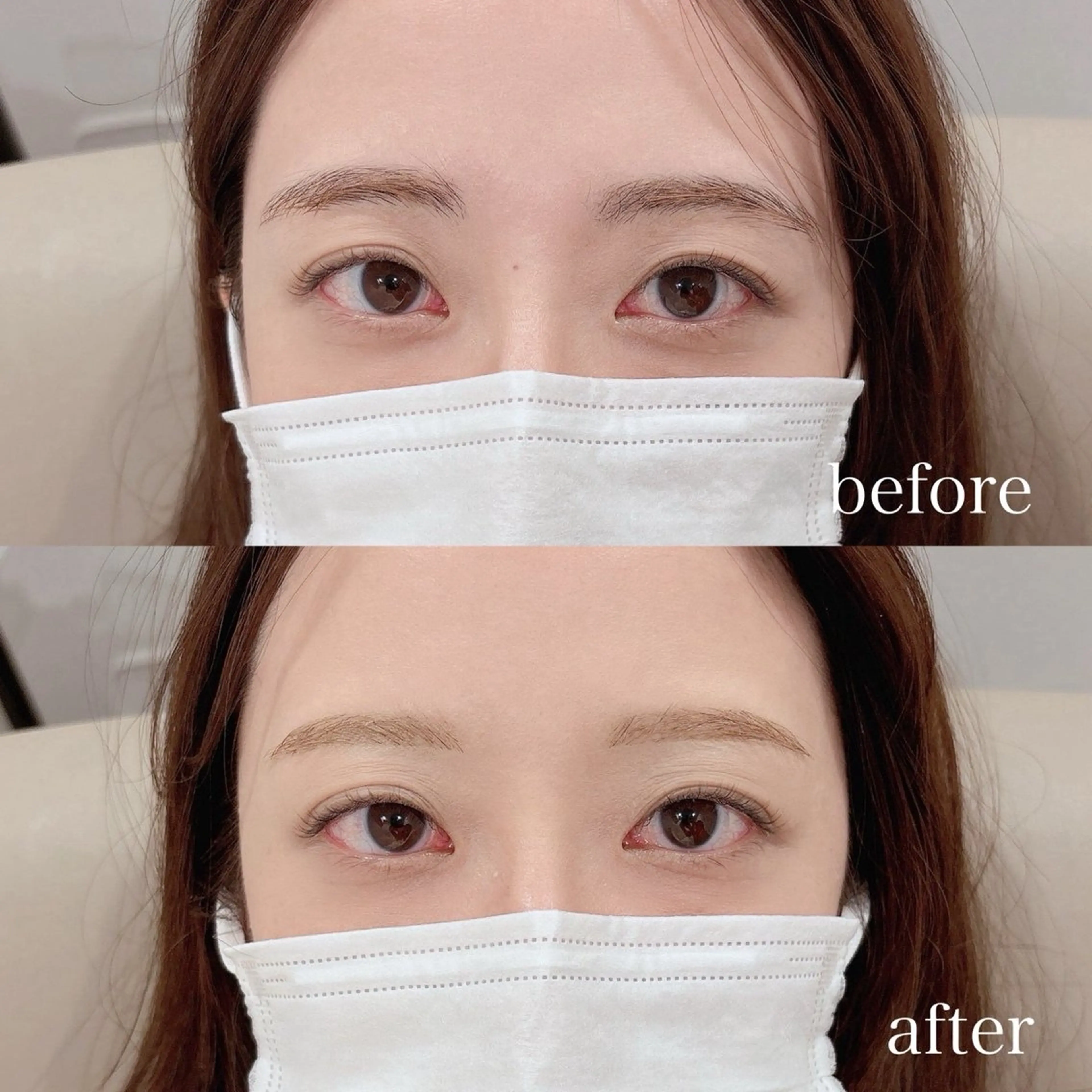 アイブロウ 🐈似合わせ眉/ 韓国風束感まつげ🐈のマツエク・マツパデザイン