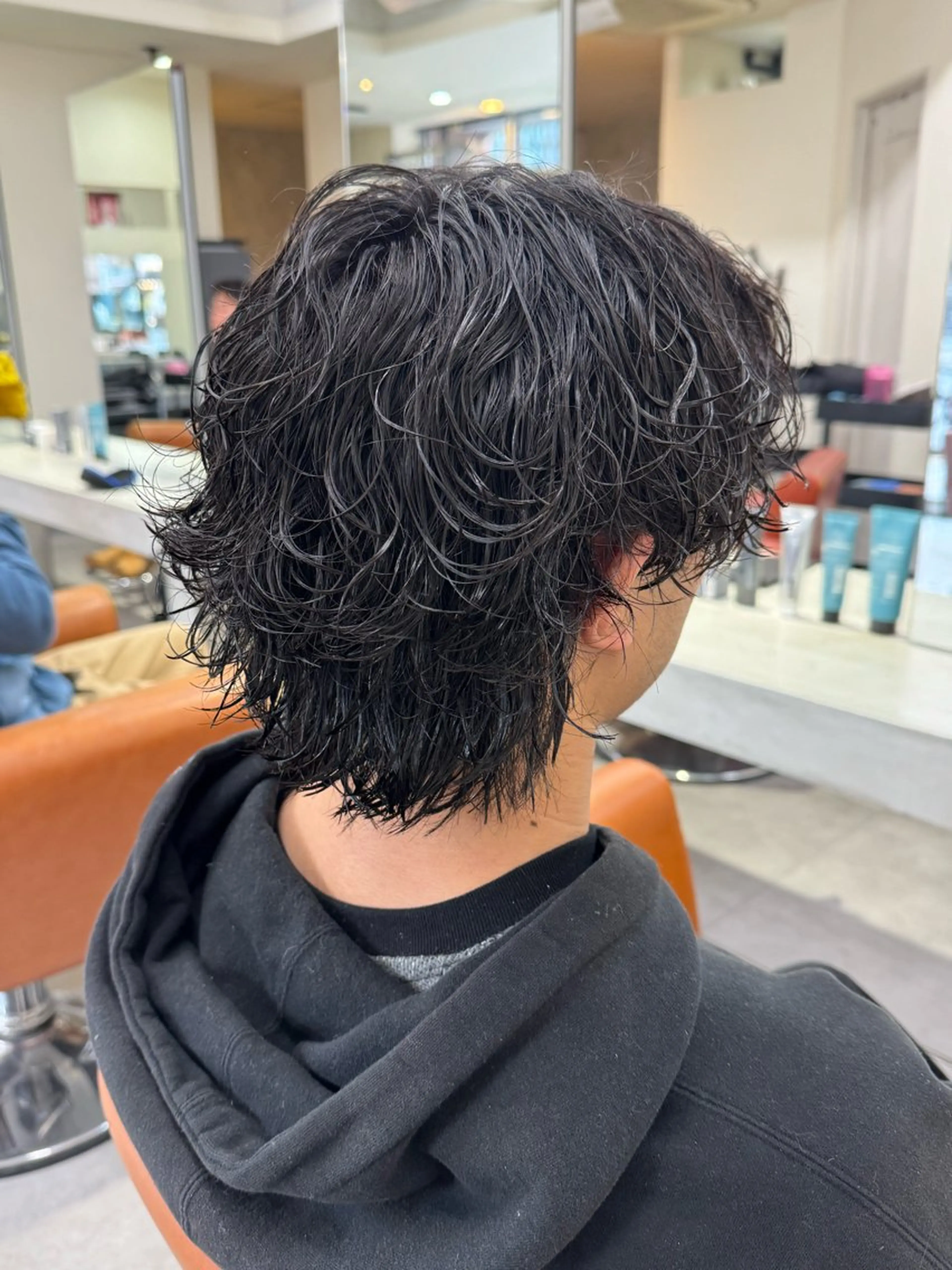 パーマ メンズ カット パーマ パーマ／京都駅 ／メンズ/藤井　翔のヘアスタイル