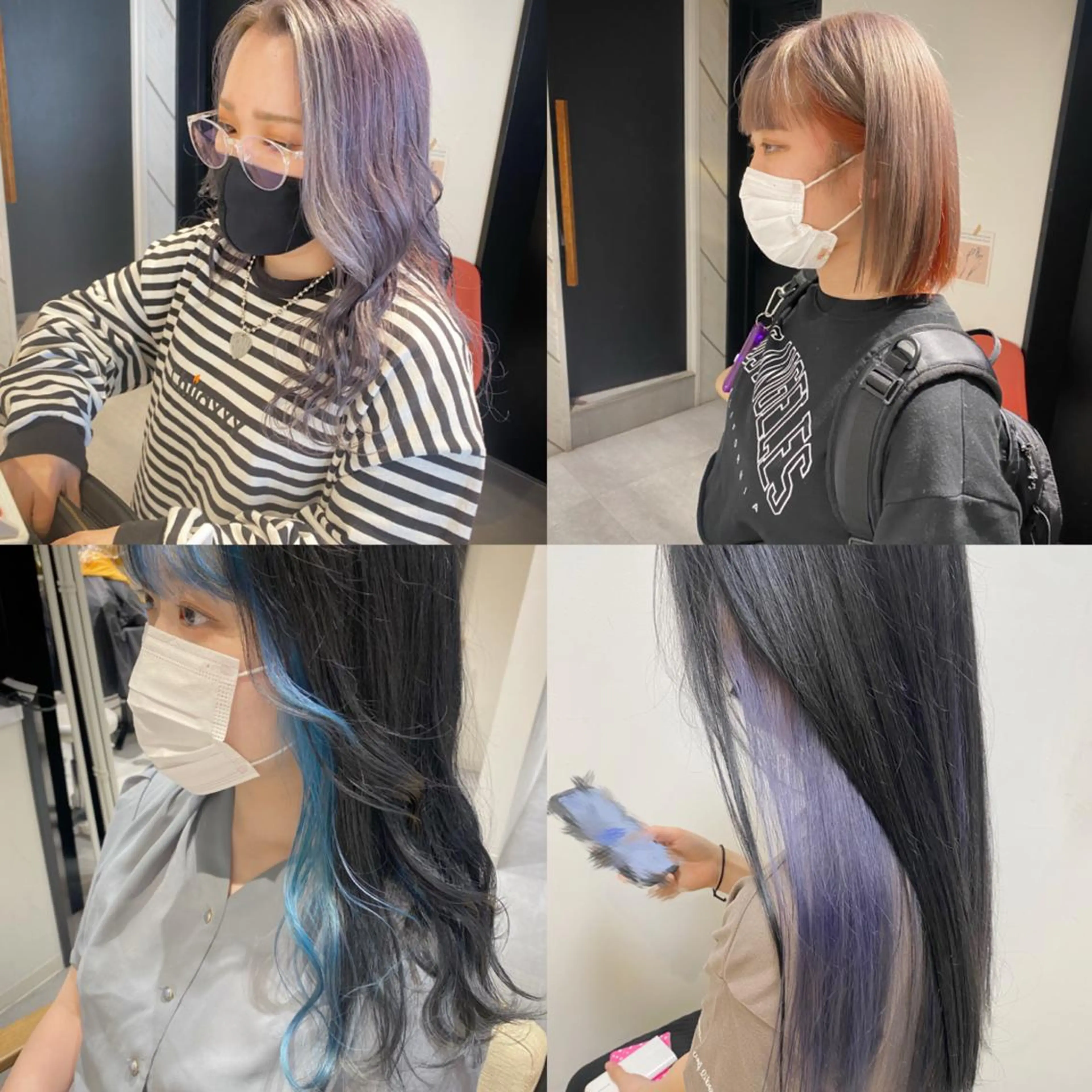 ミディアム デザイン🥇複雑履歴 ハイトーン特化のヘアスタイル