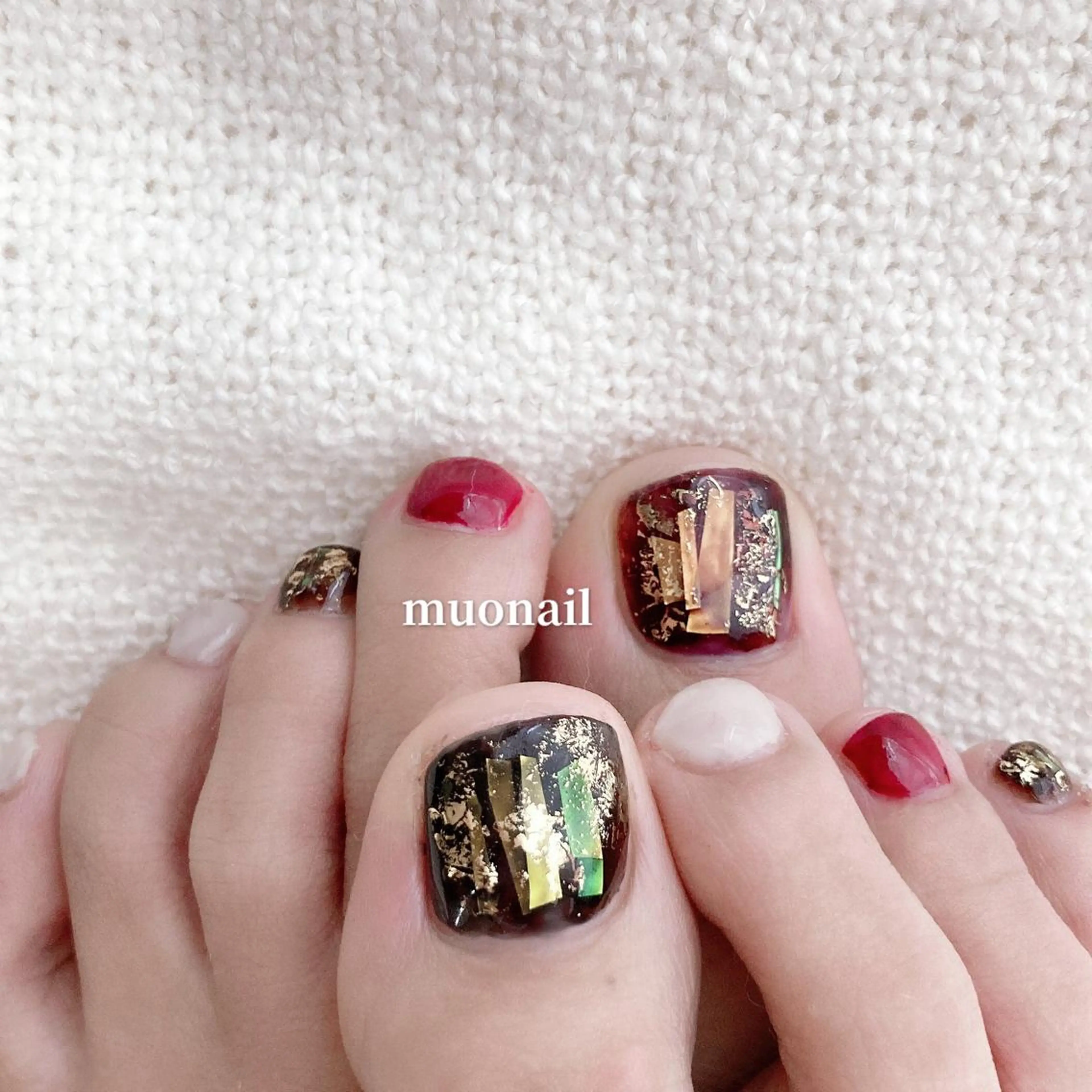 ネイル 氷ネイル・うるうるネイル 中川 ほののネイルデザイン