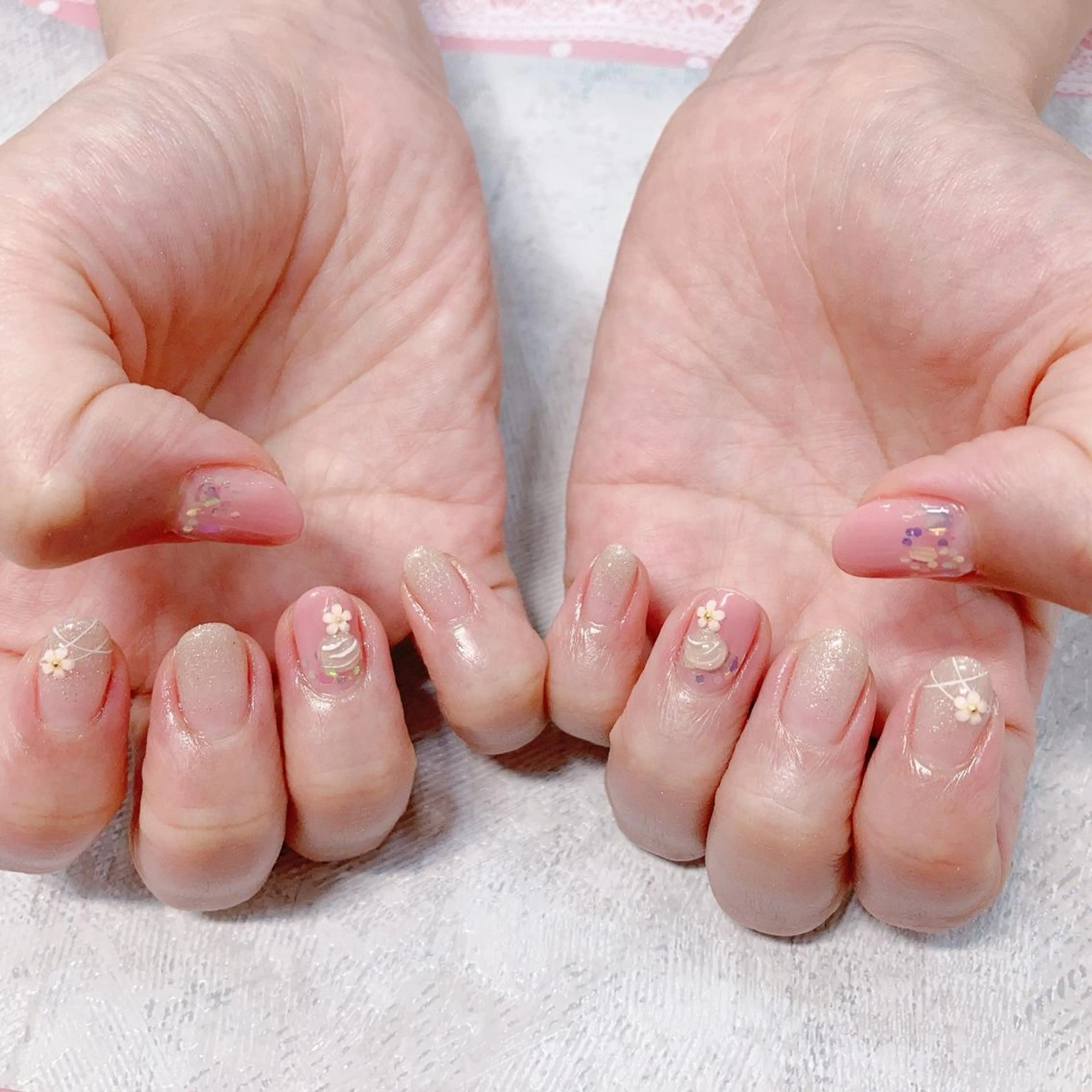 ネイル バニーアイズ　ネイル ニューオータニ博多店のネイルデザイン