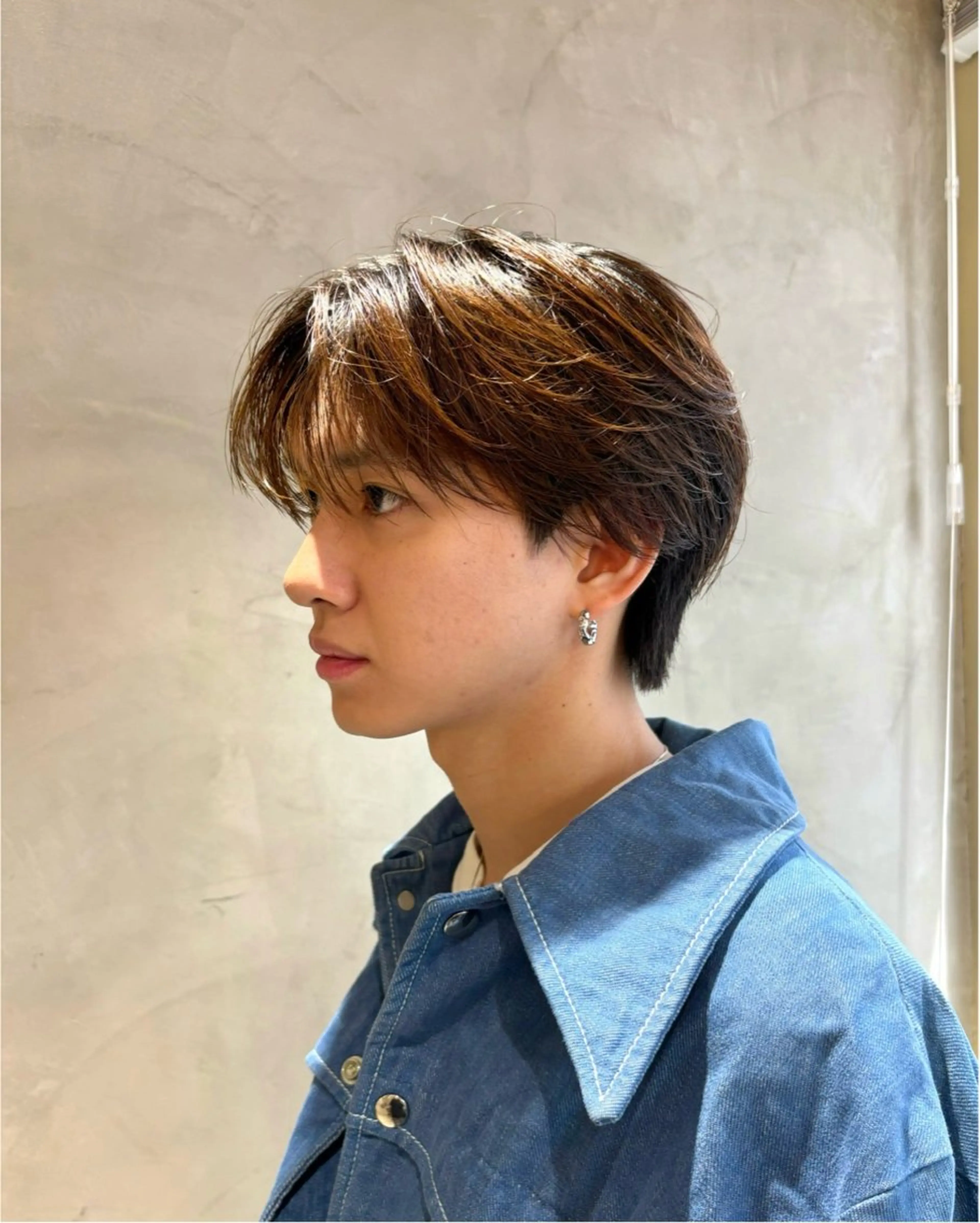 メンズ センターパート/ 暖色カラーayuのヘアスタイル